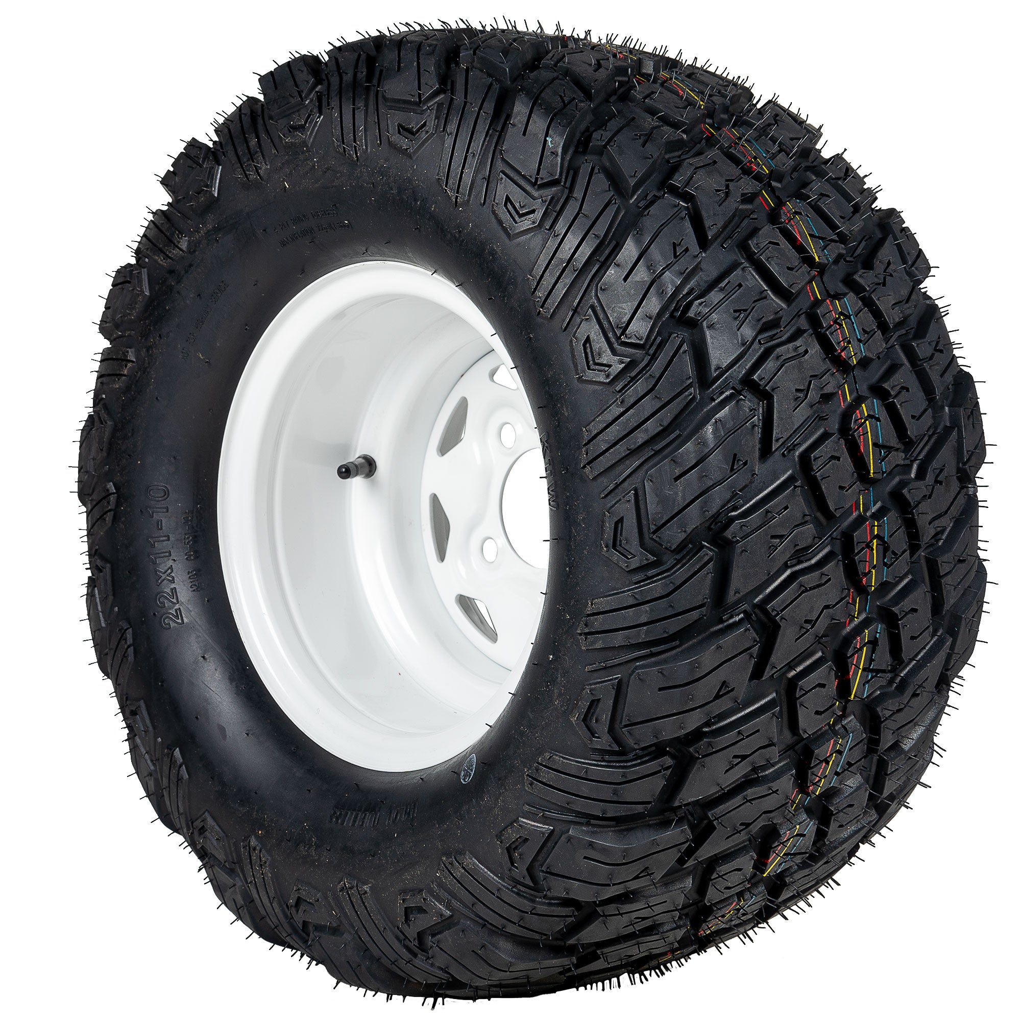 8TEN 810-CWH-2223L Wheel and Tire 22x11x10 for Quest