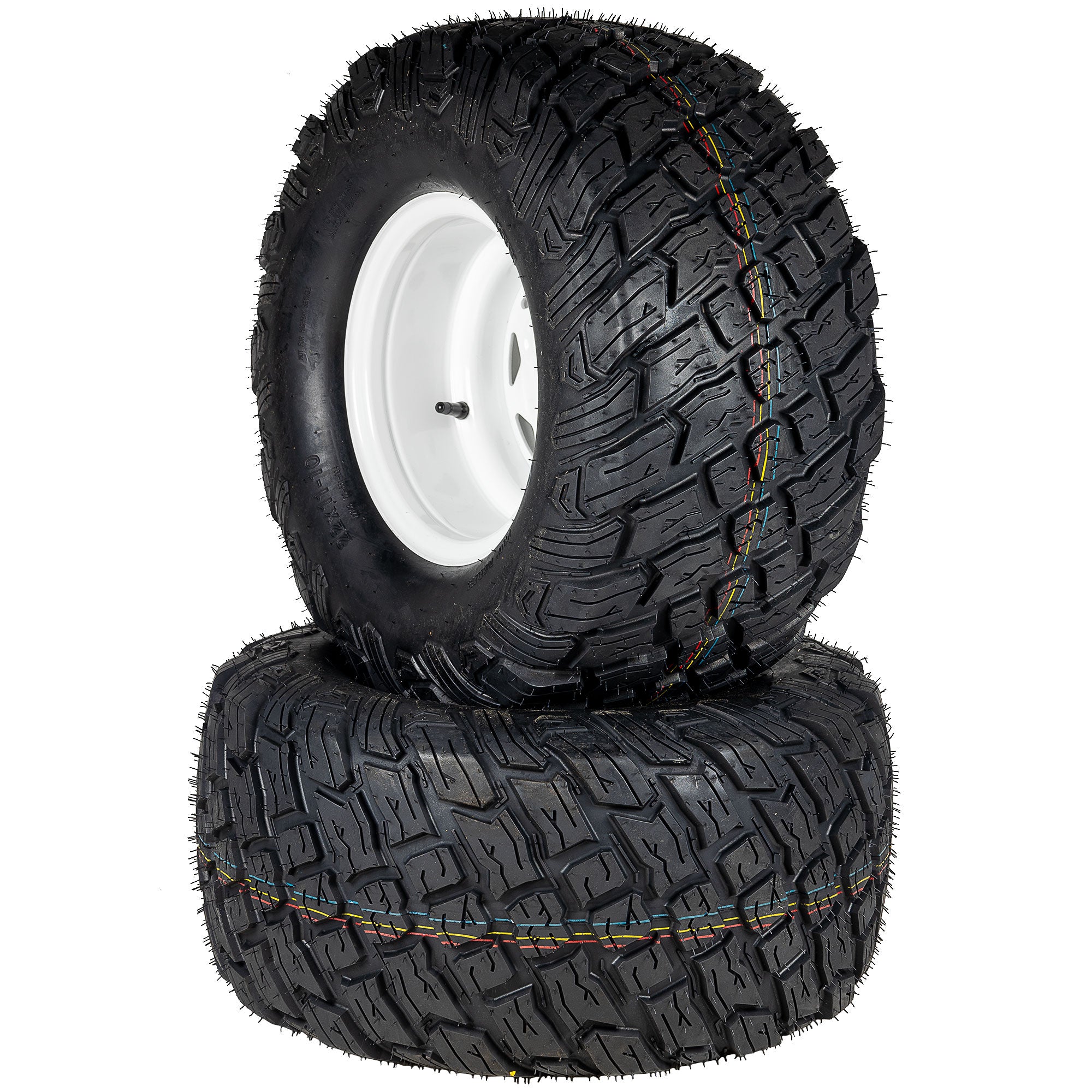 Wheel and Tire 22x11x10 2-Pack for Quest 8TEN 810-CWH-2223L