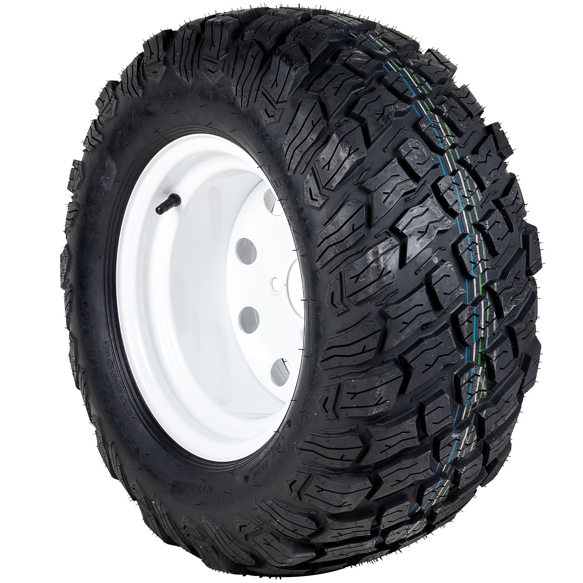 8TEN 810-CWH-2224L Wheel and Tire 23x9.5-12 for