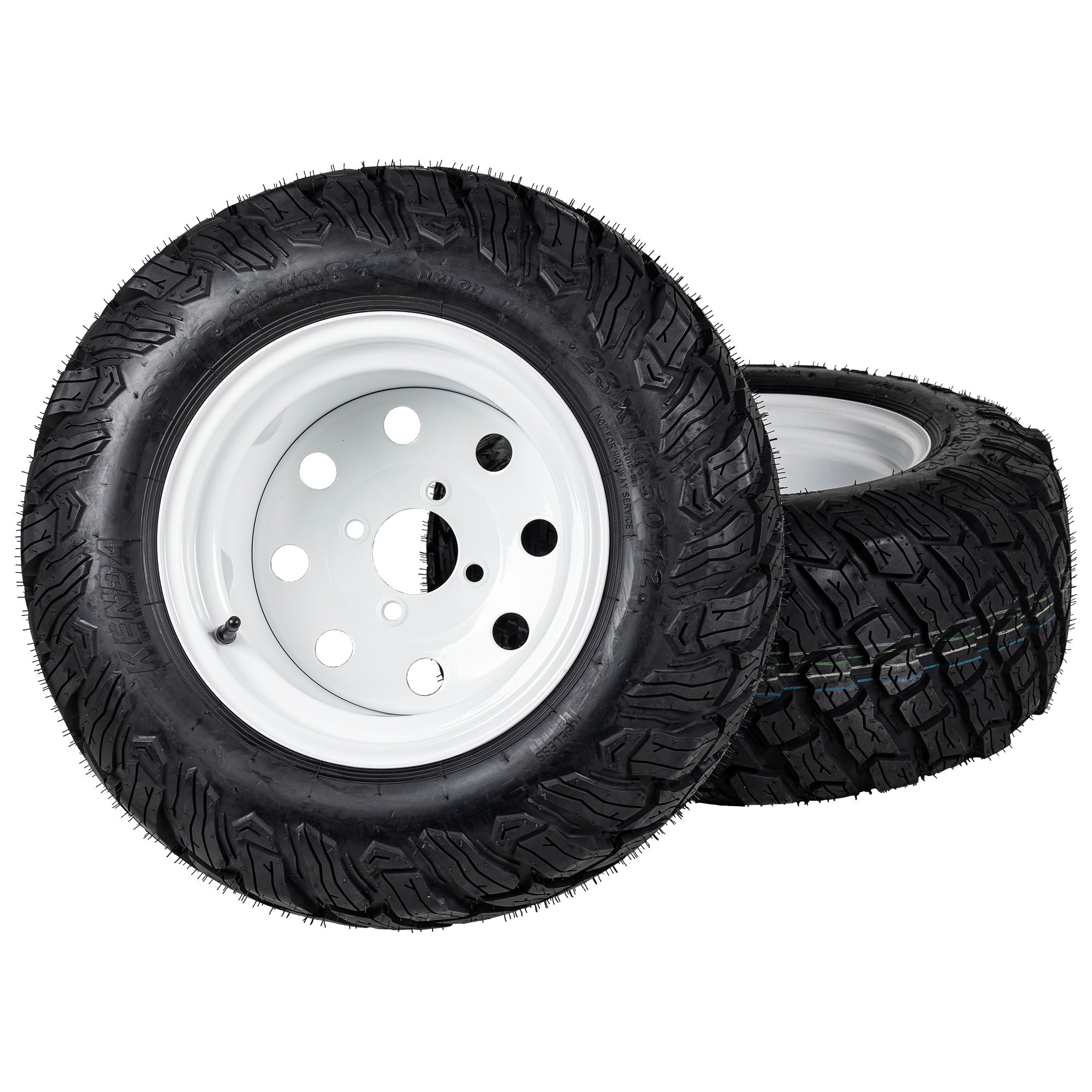 8TEN 810-CWH-2225L Wheel and Tire 23x10.5-12 2-Pack for