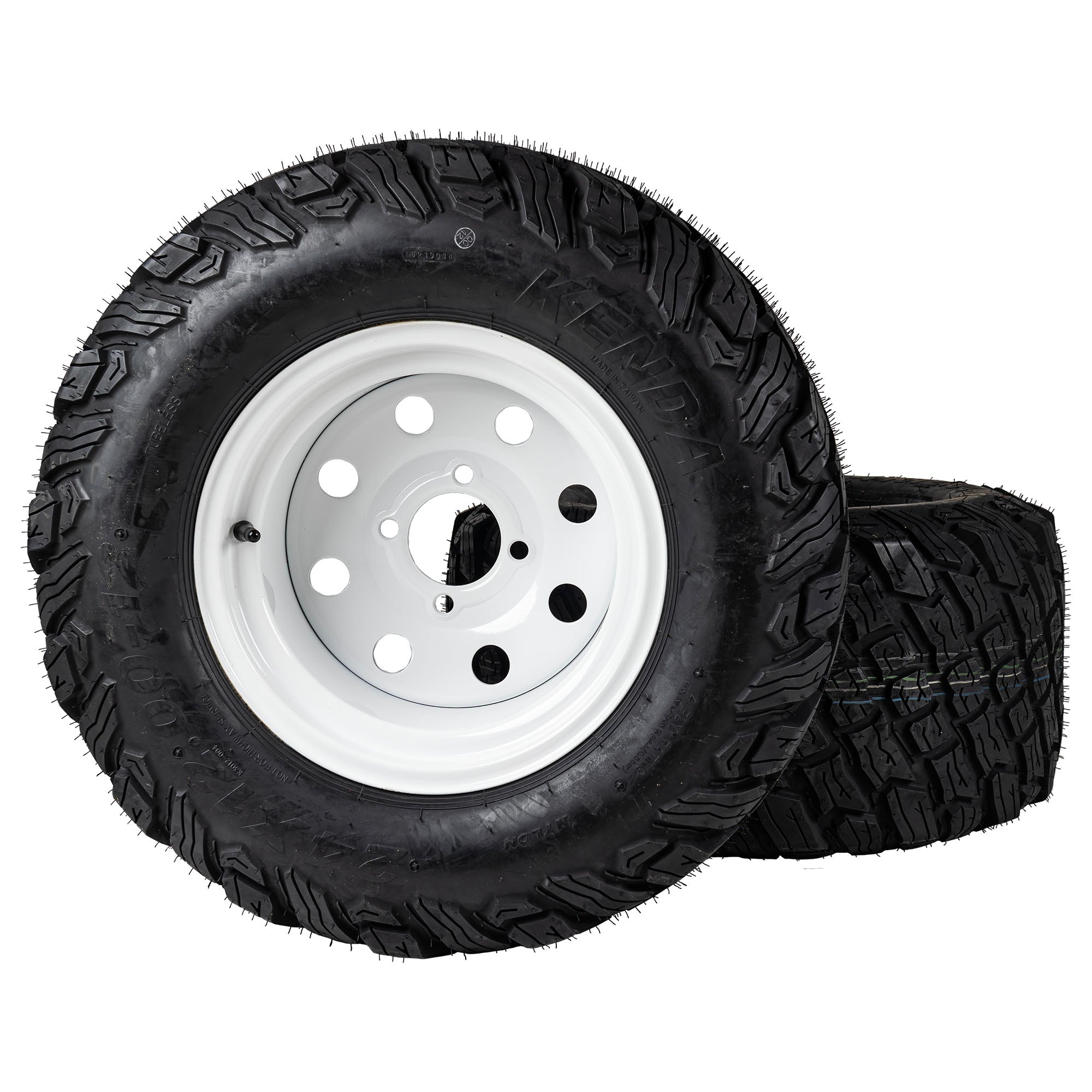 8TEN 810-CWH-2226L Wheel and Tire 24x12-12 2-Pack for Z-Master