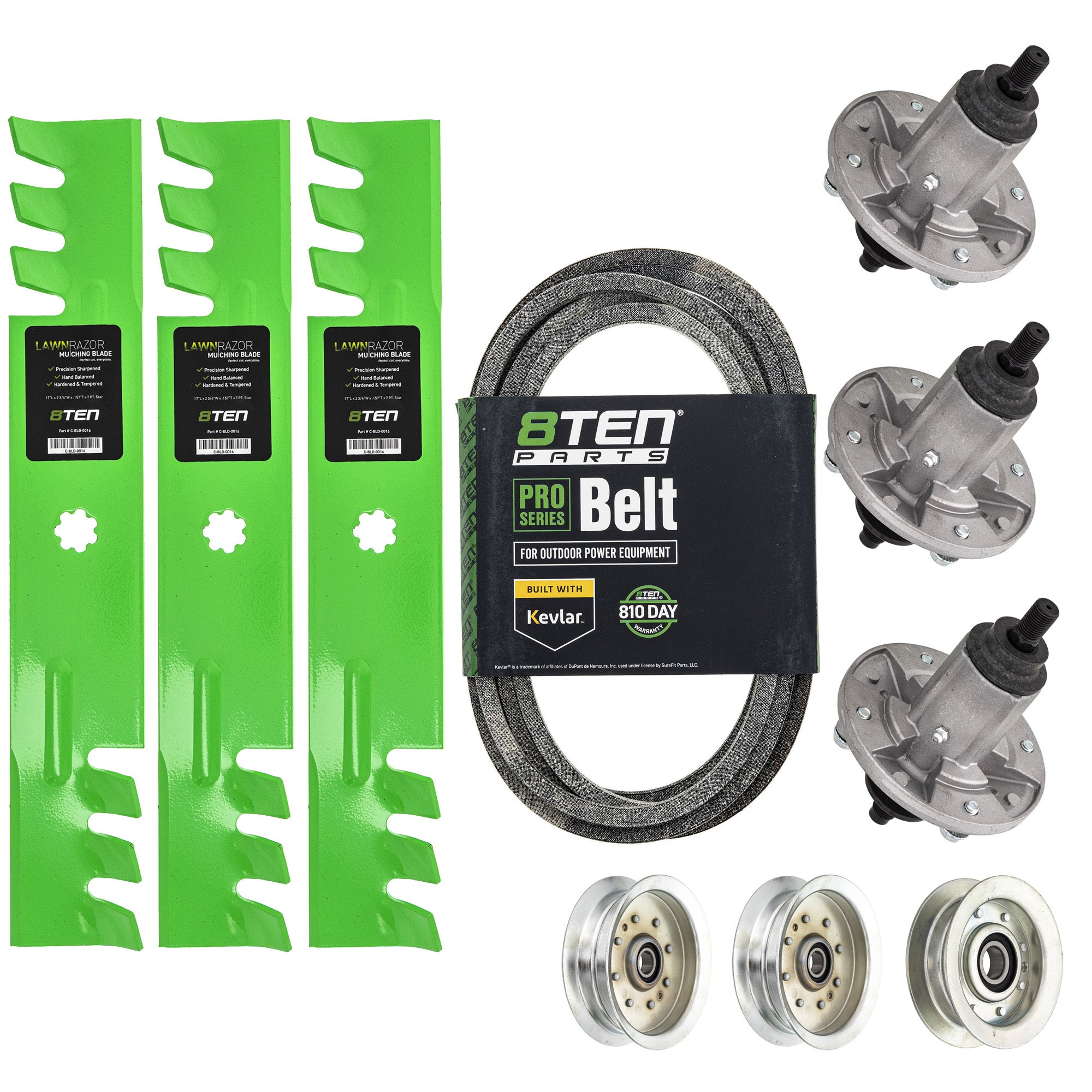 Mower Deck Rebuild Kit for zOTHER Walbro Stens Oregon MTD Cub Cadet Troy-Bilt John Deere 8TEN MK1001751