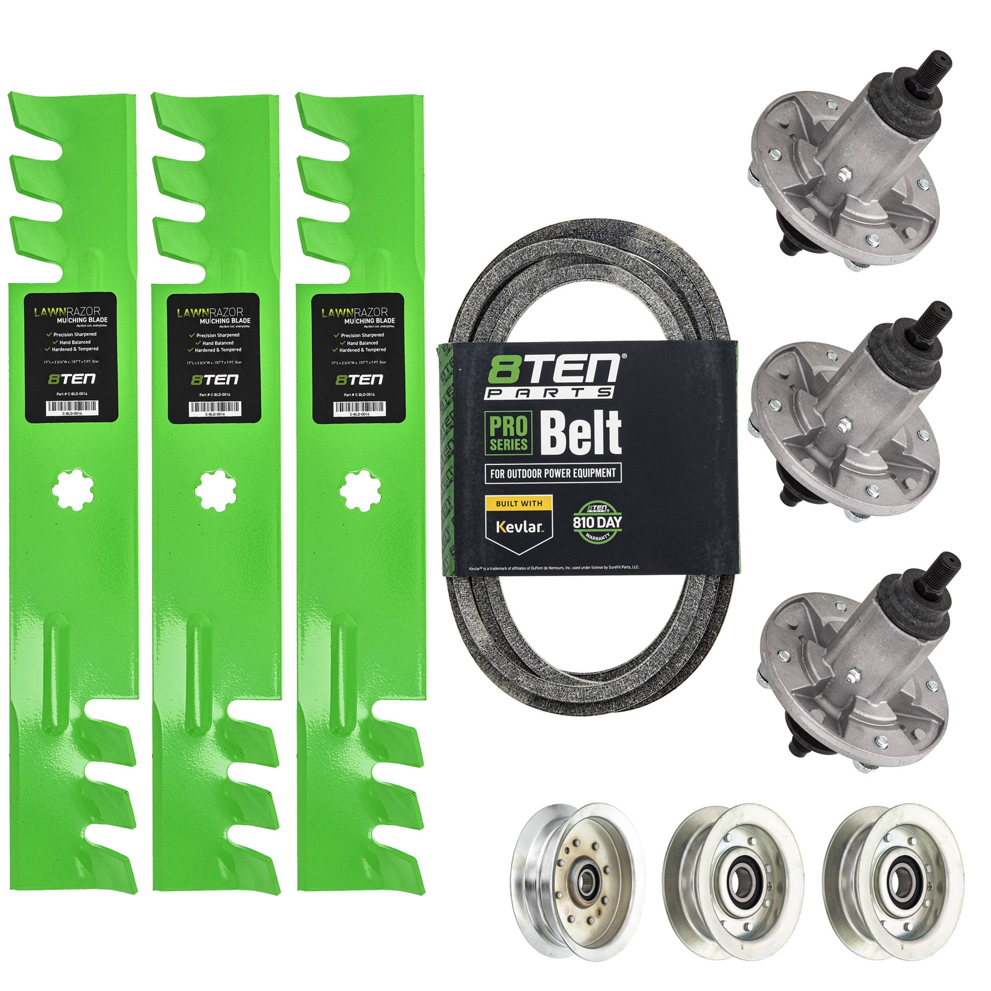 Mower Deck Rebuild Kit for zOTHER Walbro Stens Oregon MTD Cub Cadet Troy-Bilt John Deere 8TEN MK1001752