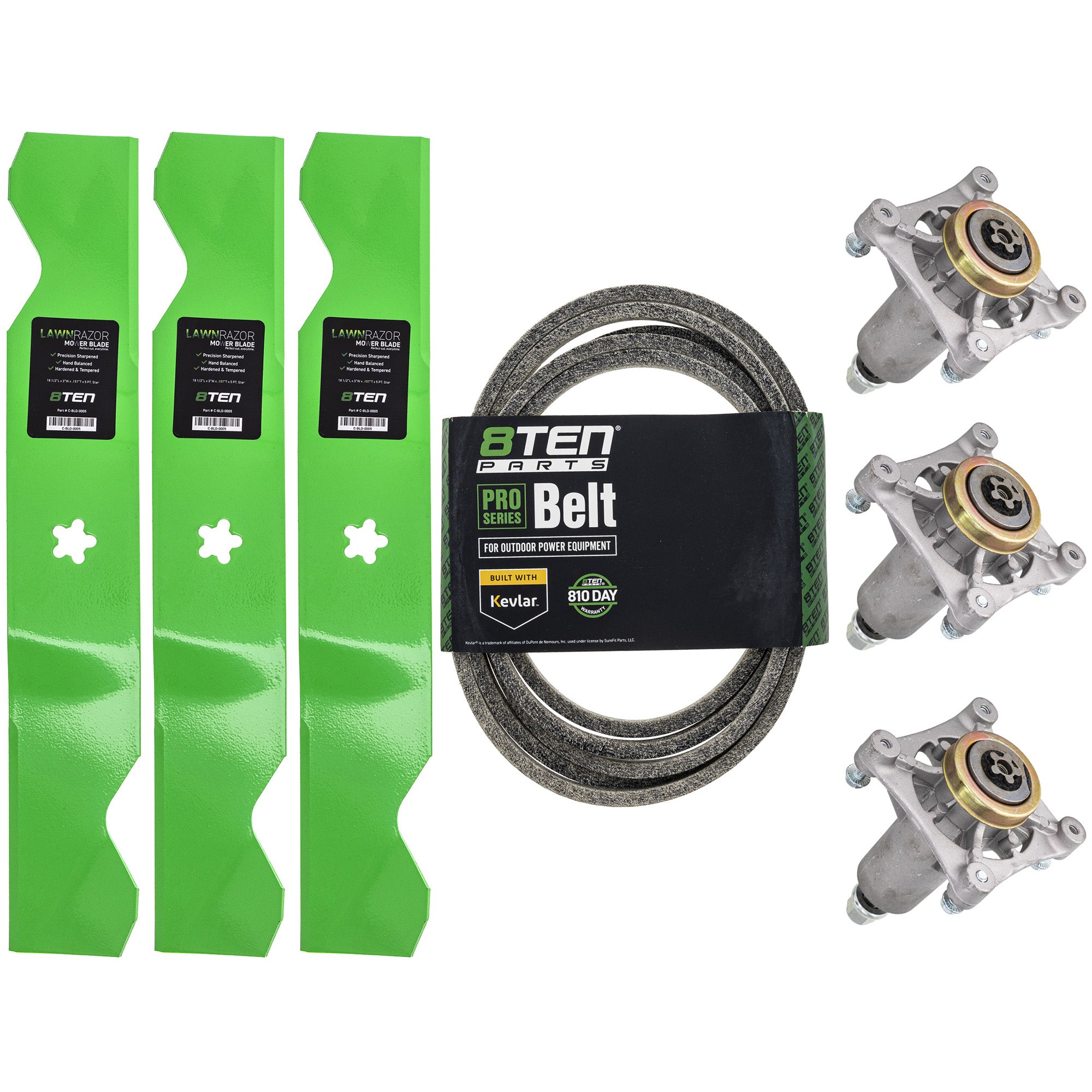 Deck Rebuild Kit for zOTHER Toro Exmark Stens Oregon MTD Cub Cadet Troy-Bilt Husqvarna 8TEN MK1001758