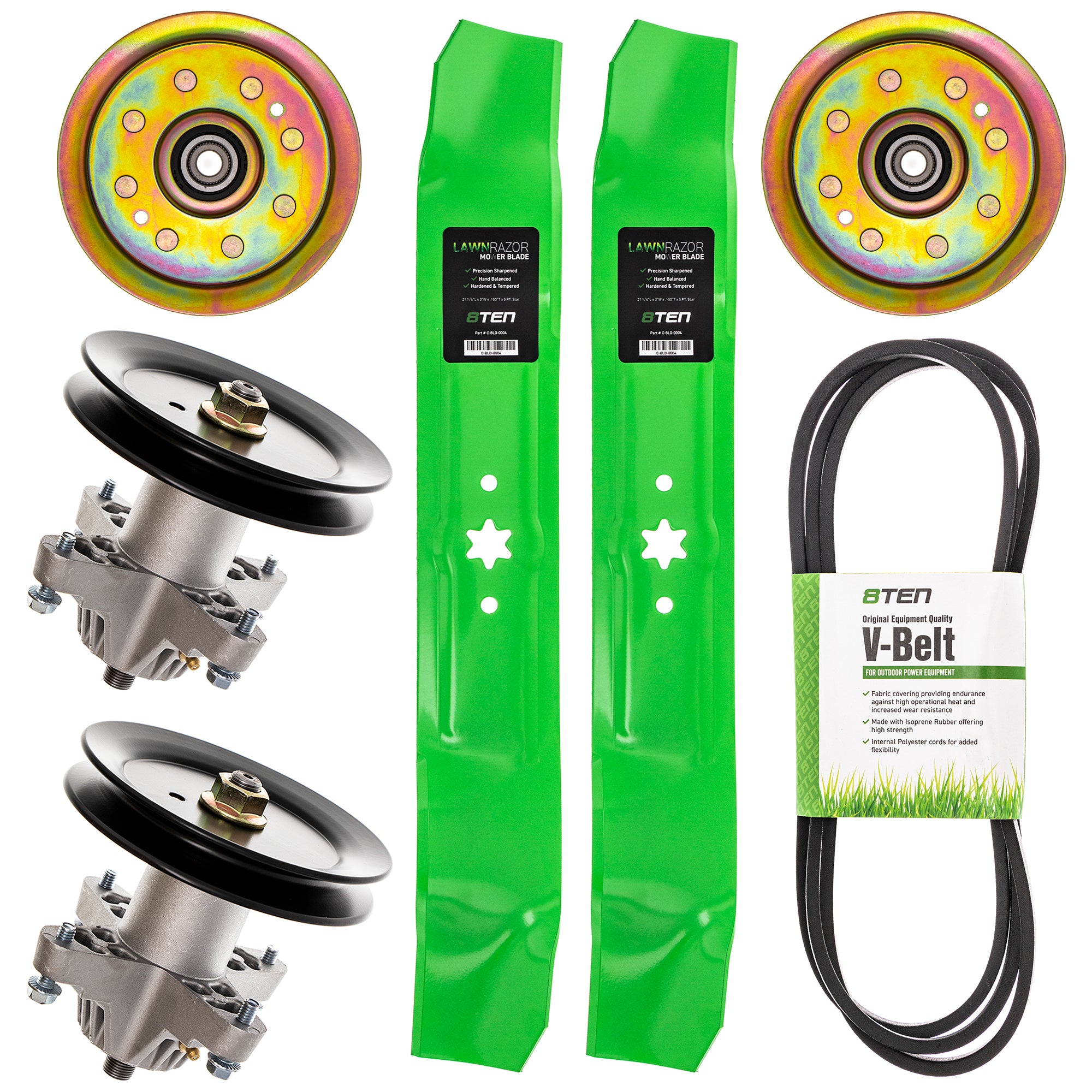Mower Deck Rebuild Kit for Sunbelt Stens Oregon MTD Cub Cadet Troy-Bilt Hustler Husqvarna 8TEN MK1001790