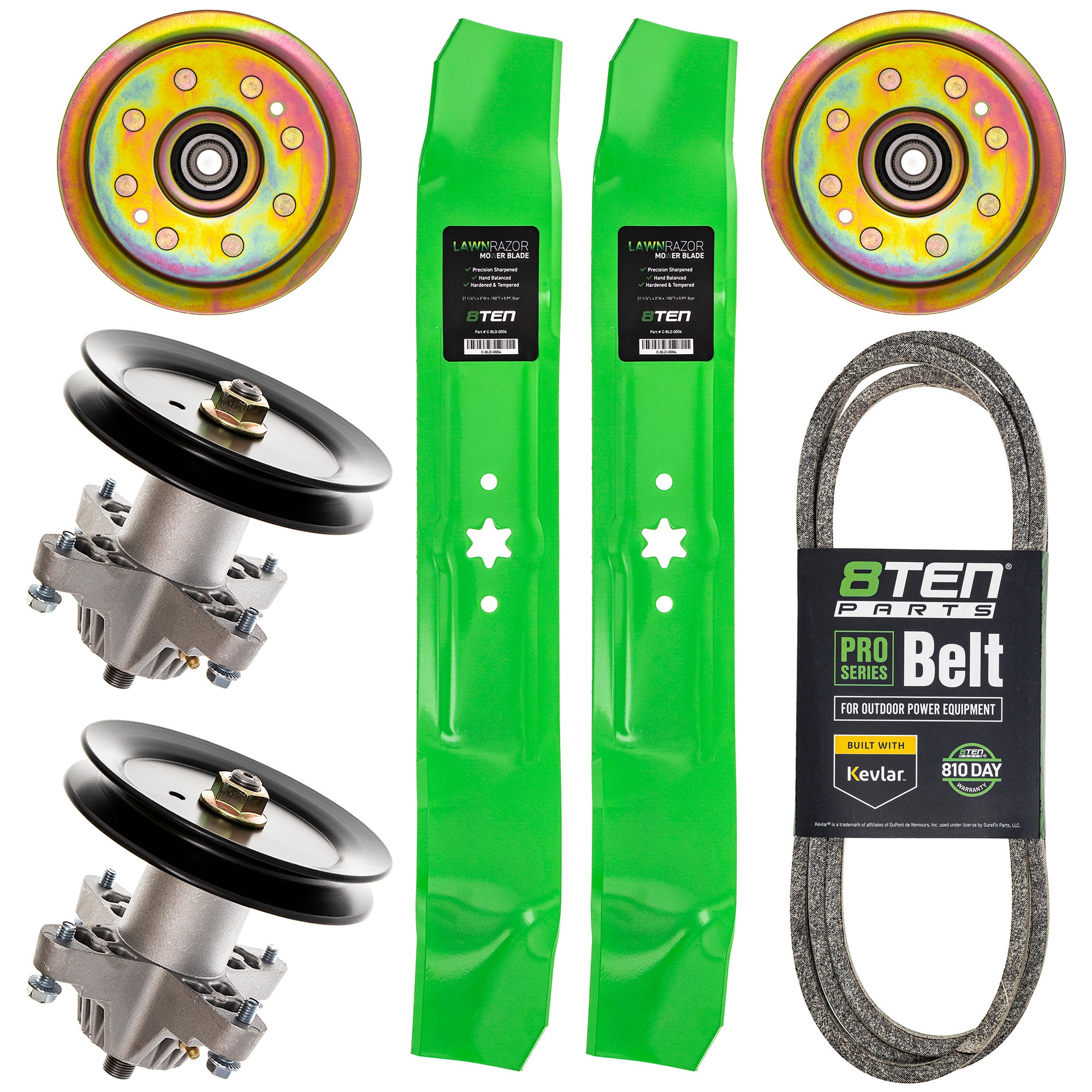 Mower Deck Rebuild Kit For Yard-Machines Huskee 8TEN