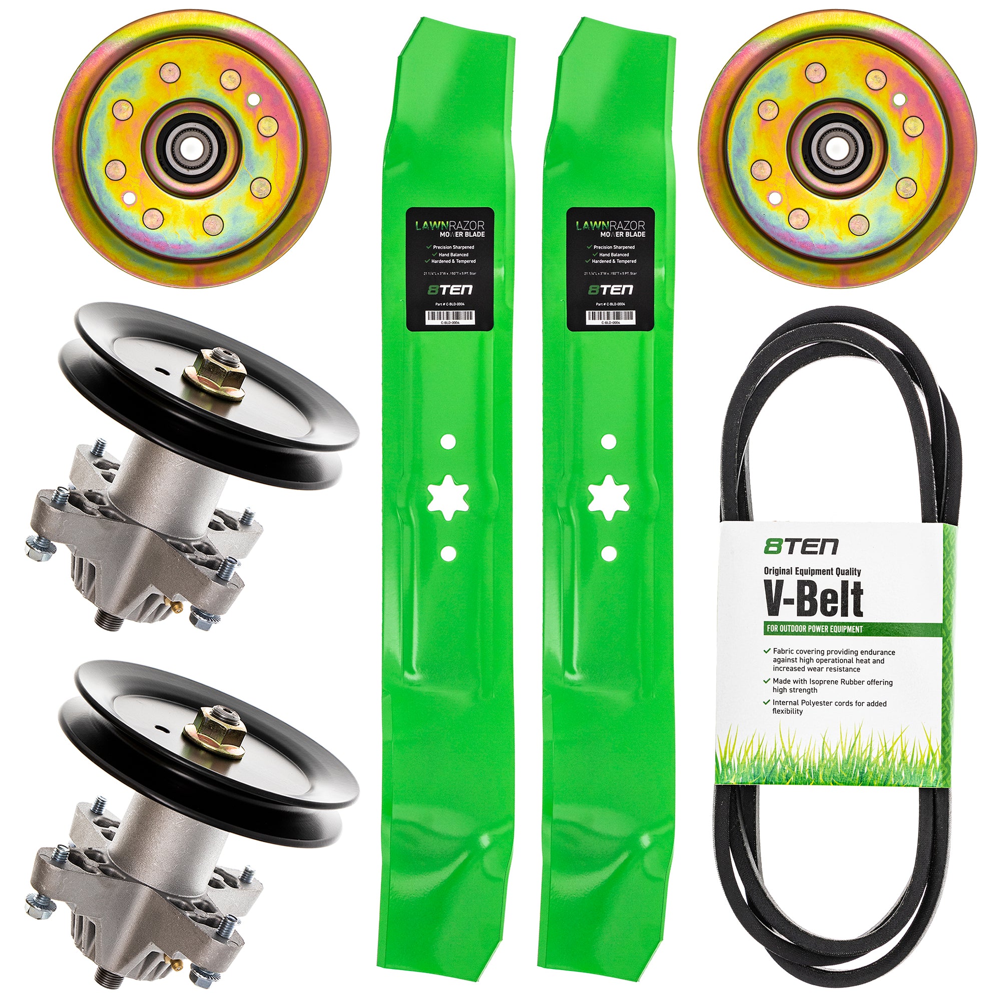 Mower Deck Rebuild Kit for Sunbelt Stens Oregon MTD Cub Cadet Troy-Bilt John Deere 8TEN MK1001791