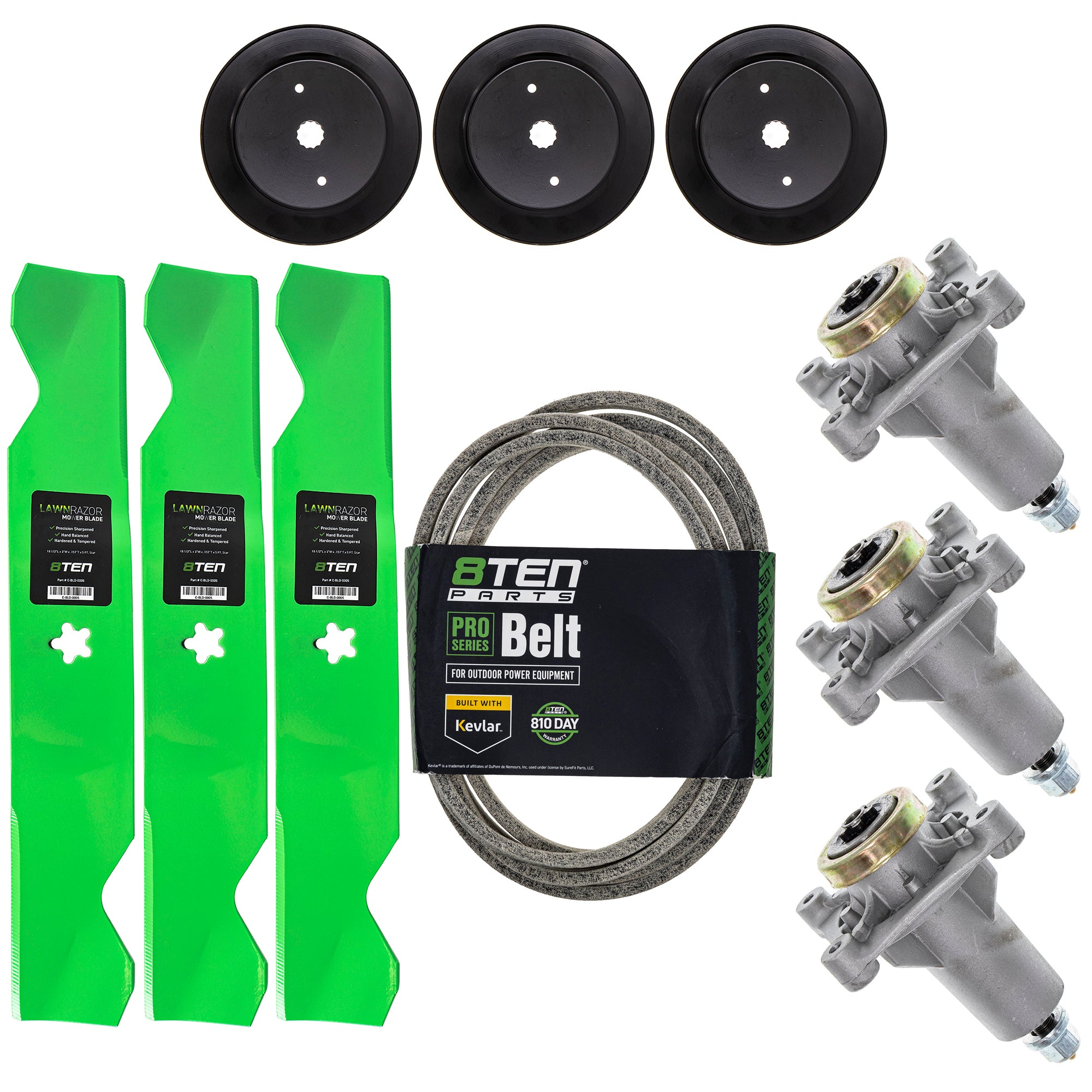 Mower Deck Rebuild Kit for zOTHER Stens Oregon MTD Cub Cadet Troy-Bilt Husqvarna Poulan 8TEN MK1002100