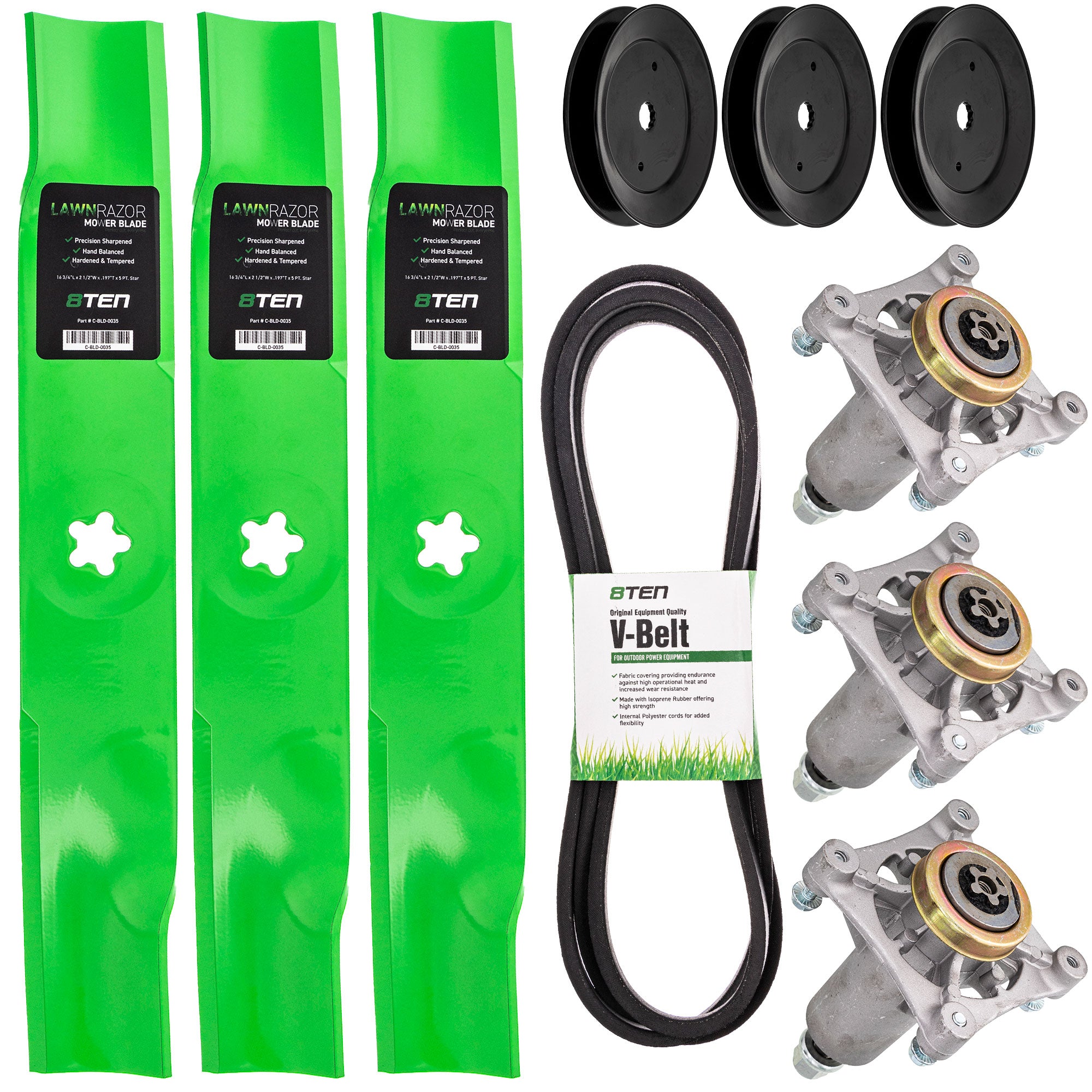 Mower Deck Rebuild Kit for zOTHER Walbro Toro Exmark Stens Oregon Murray MTD Cub Cadet 8TEN MK1002101