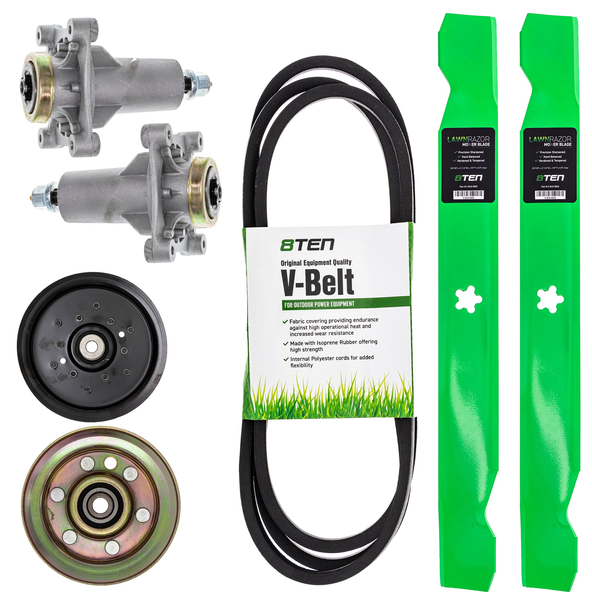 Mower Deck Rebuild Kit for zOTHER Stens Oregon Murray MTD Cub Cadet Troy-Bilt Husqvarna 8TEN MK1002104