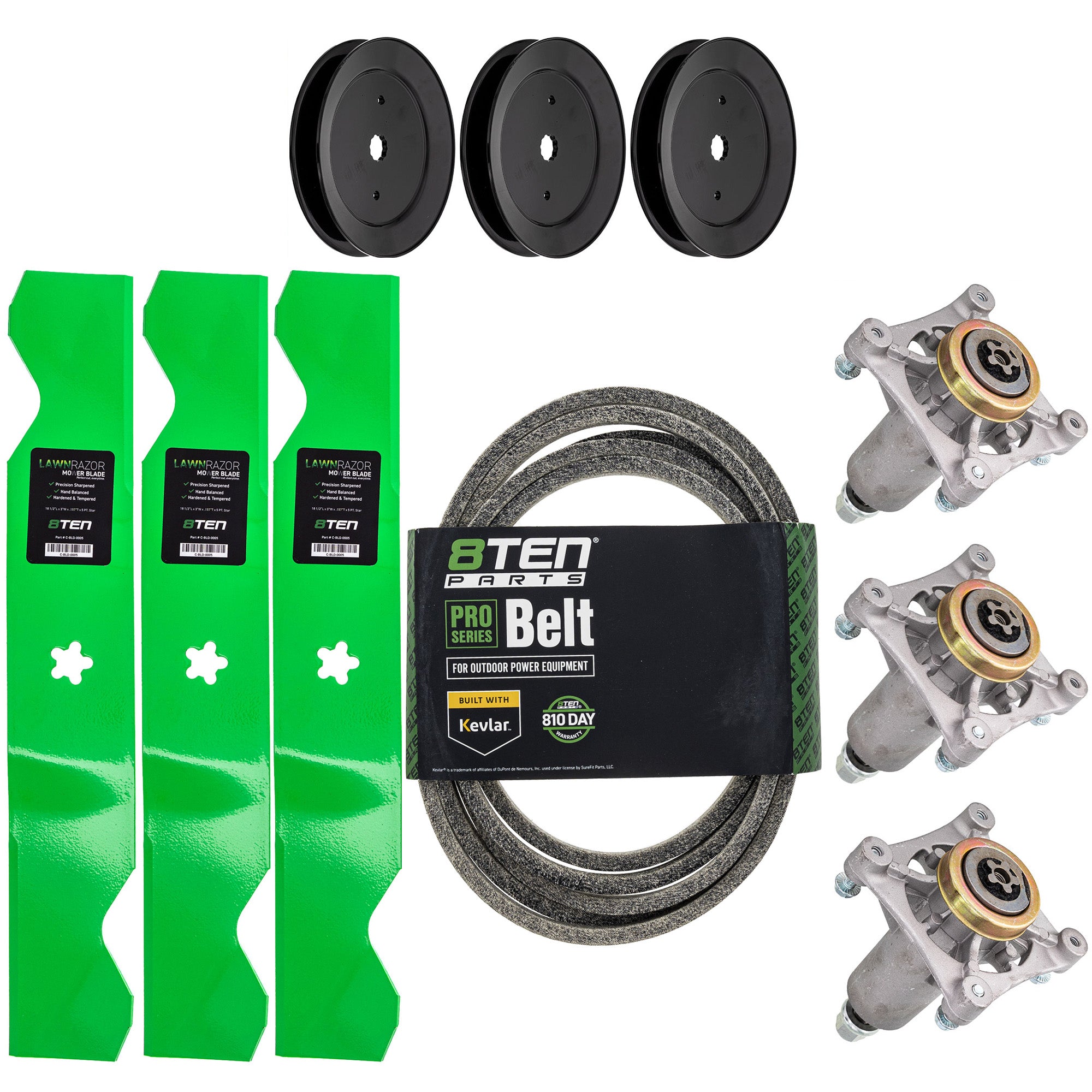 Mower Deck Rebuild Kit for zOTHER Toro Exmark Stens Oregon MTD Cub Cadet Troy-Bilt 8TEN MK1002108