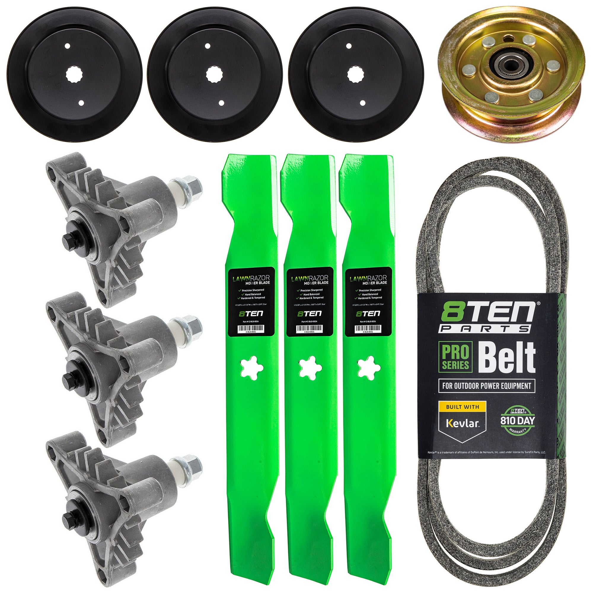 Mower Deck Rebuild Kit for zOTHER Stens Oregon MTD Cub Cadet Troy-Bilt John Deere 8TEN MK1002130