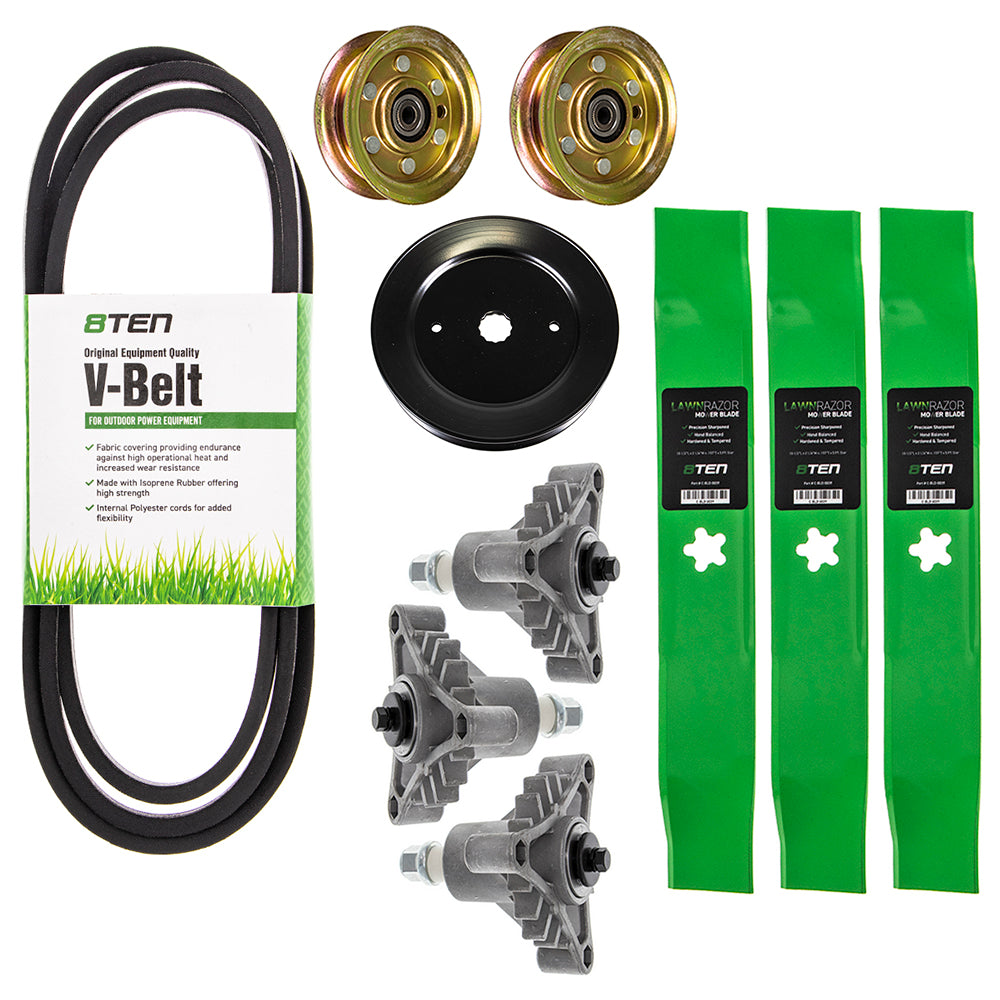 Mower Deck Rebuild Kit for zOTHER Stens Oregon MTD Cub Cadet Troy-Bilt John Deere 8TEN MK1002132