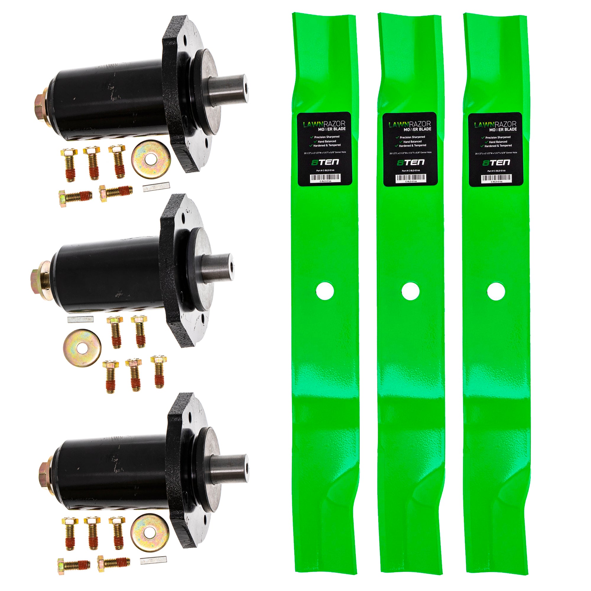 Center Spindle High Lift Blade for zOTHER Stens Oregon MTD Cub Cadet Troy-Bilt Ariens 8TEN MK1002265