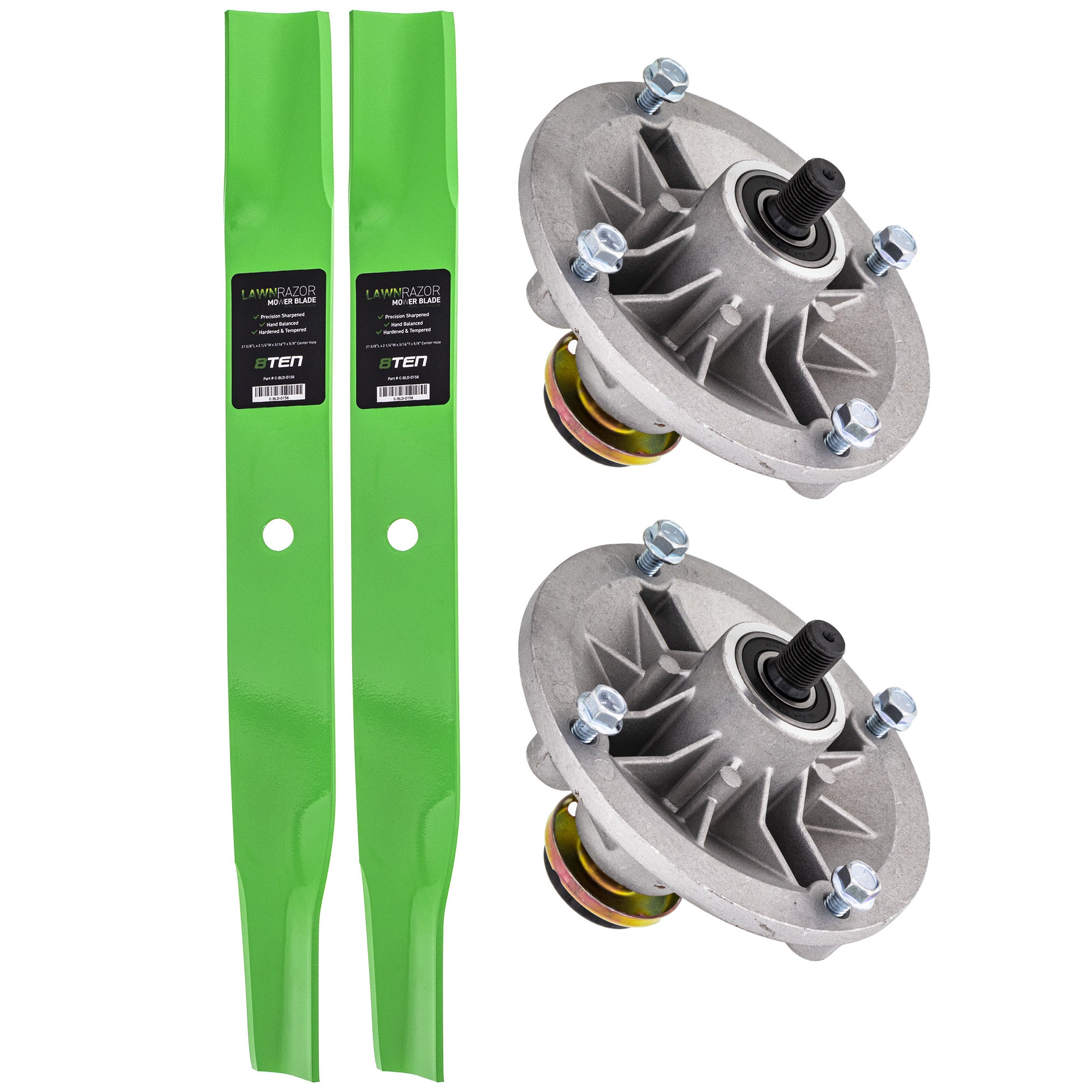 Deck Spindle Mower Blade Kit For Toro MK1002282 8TEN