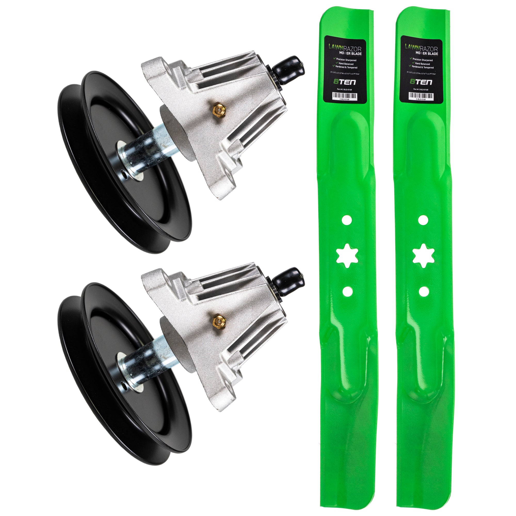 Deck Spindle & Mower Blade Kit for zOTHER Stens Oregon MTD Cub Cadet Troy-Bilt ZT-S42 8TEN MK1002292