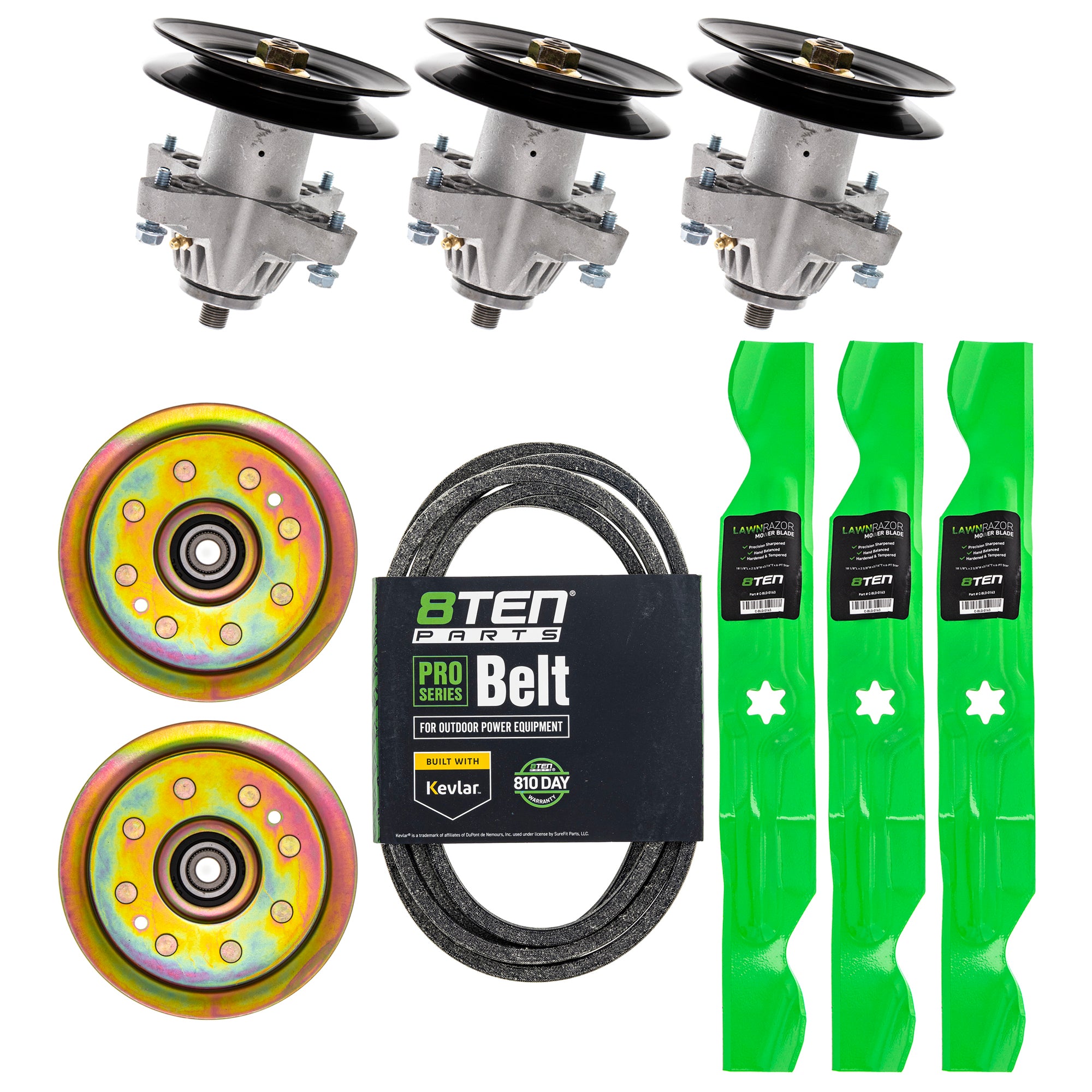 Deck Rebuild Kit for Toro Exmark Stens Oregon MTD Cub Cadet Troy-Bilt Husqvarna Poulan 8TEN MK1002392