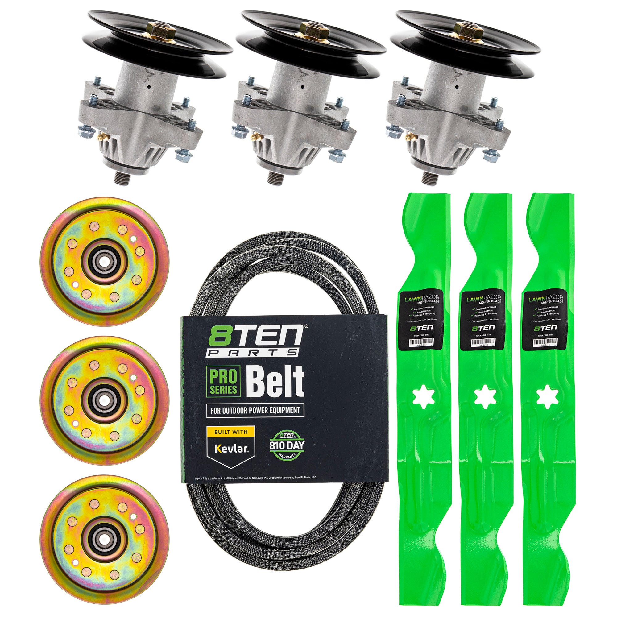 Mower Deck Rebuild Kit for Toro Exmark Stens Oregon MTD Cub Cadet Troy-Bilt Husqvarna 8TEN MK1002397