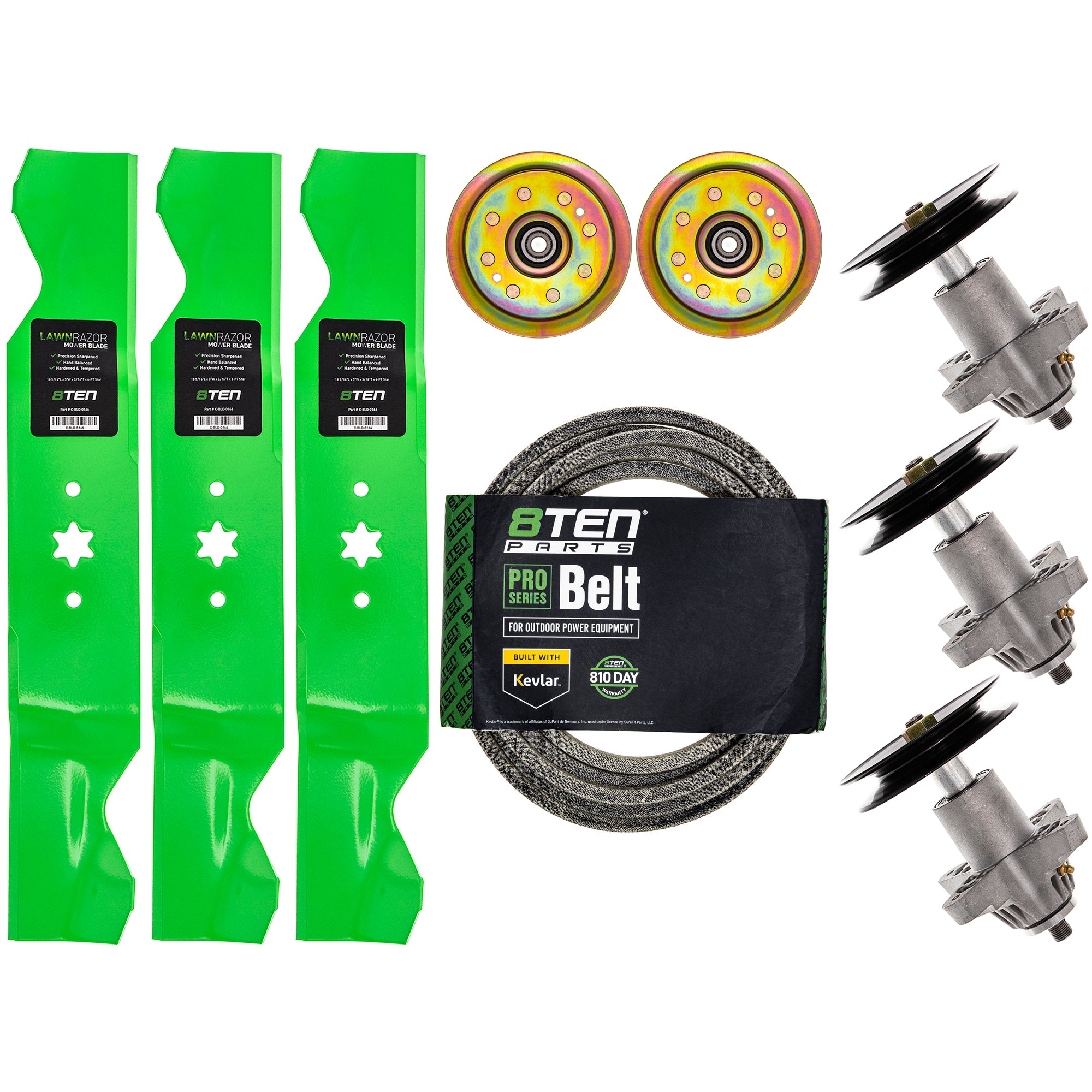 Deck Rebuild Kit for Yamaha Toro Exmark Stens Oregon MTD Cub Cadet Troy-Bilt Q81GK Q816K 8TEN MK1002403