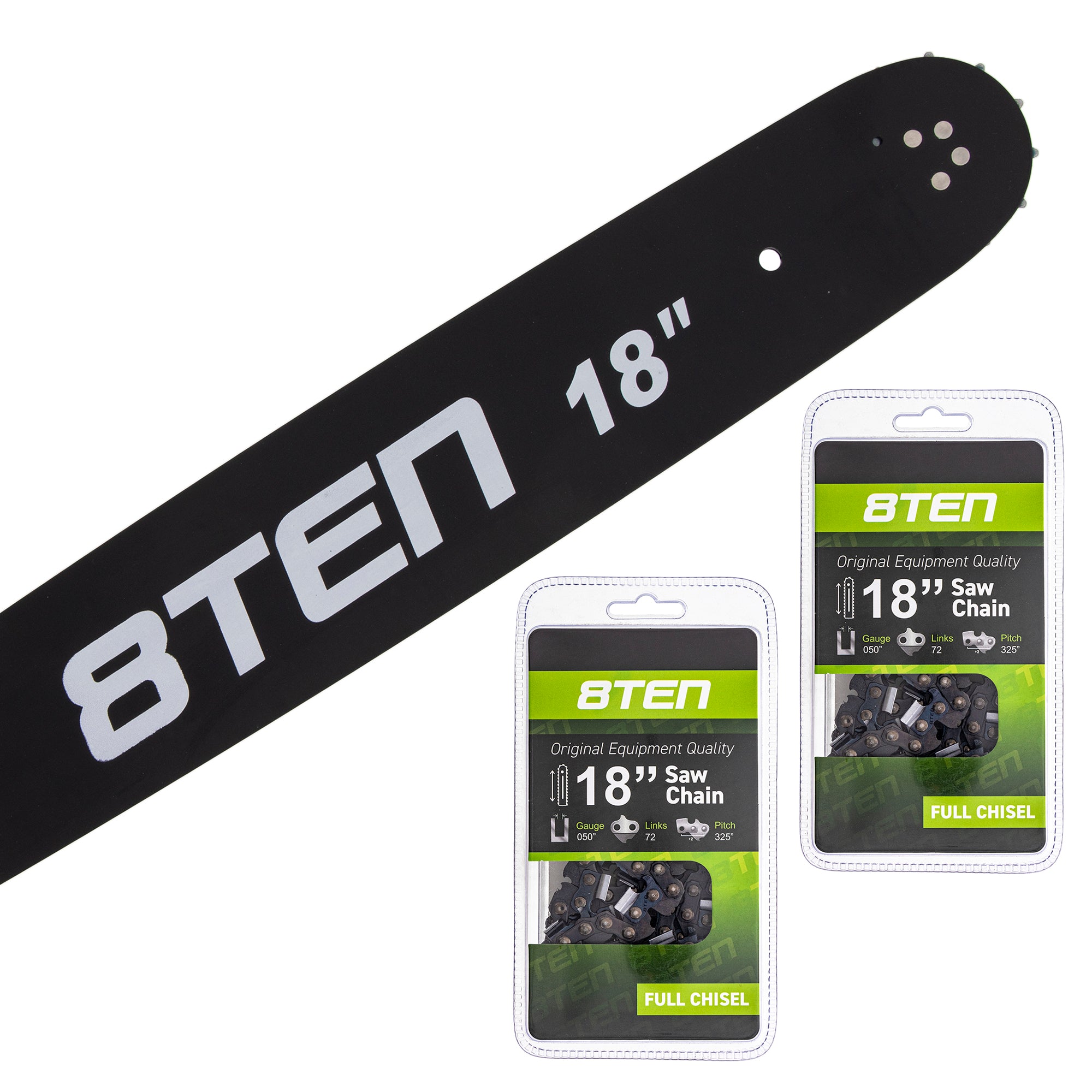8TEN MK1002913 Guide Bar & Chain for Windsor Stens Silver Streak