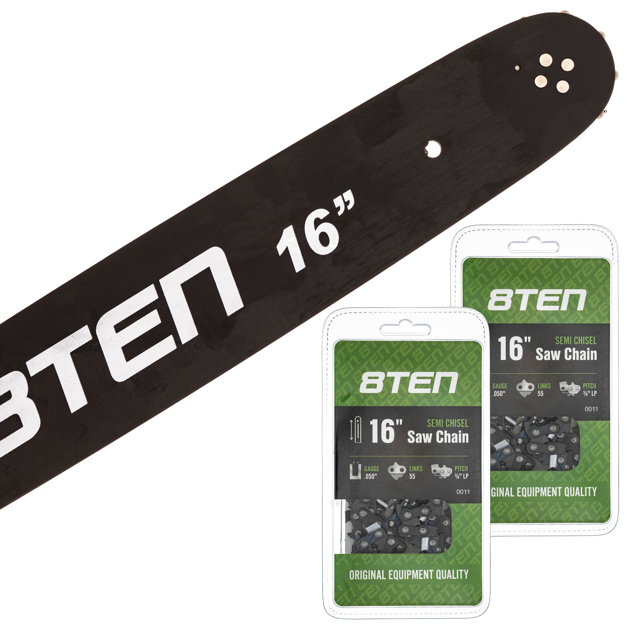 8TEN MK1002915 Guide Bar & Chain for zOTHER Stens GB Carlton MSE