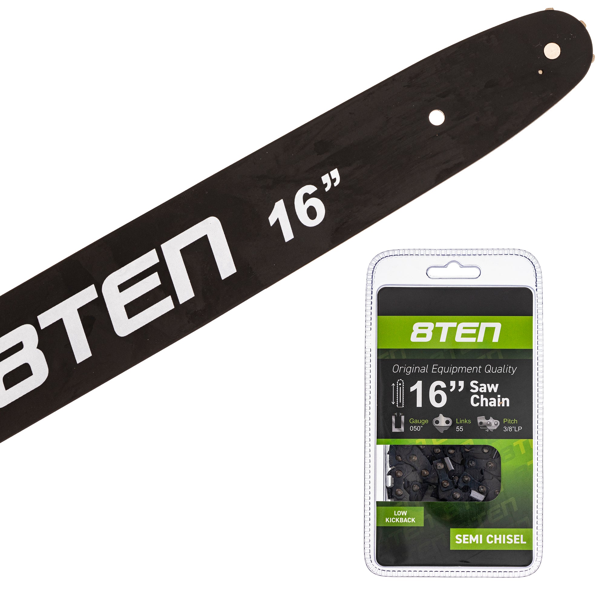 Chainsaw Bar & Chain Kit 16 Inch for zOTHER Windsor Stens Silver Streak Oregon GB Carlton 8TEN MK1002920