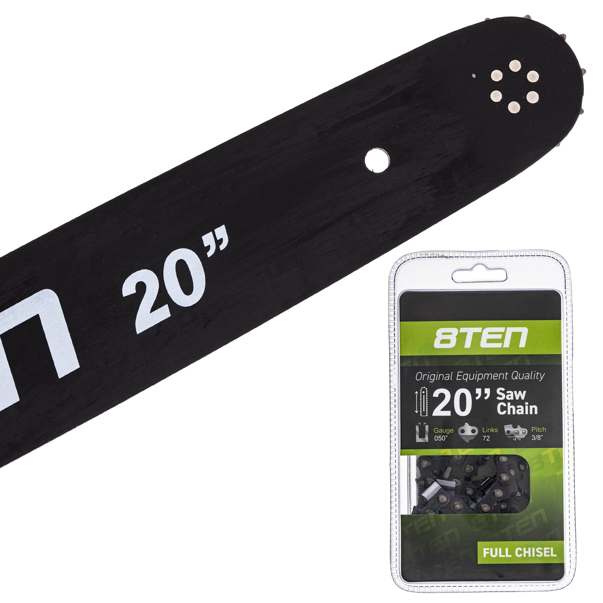 Chainsaw Bar & Chain Kit 20 Inch for zOTHER Windsor Stens Silver Streak Oregon GB Carlton 8TEN MK1002922