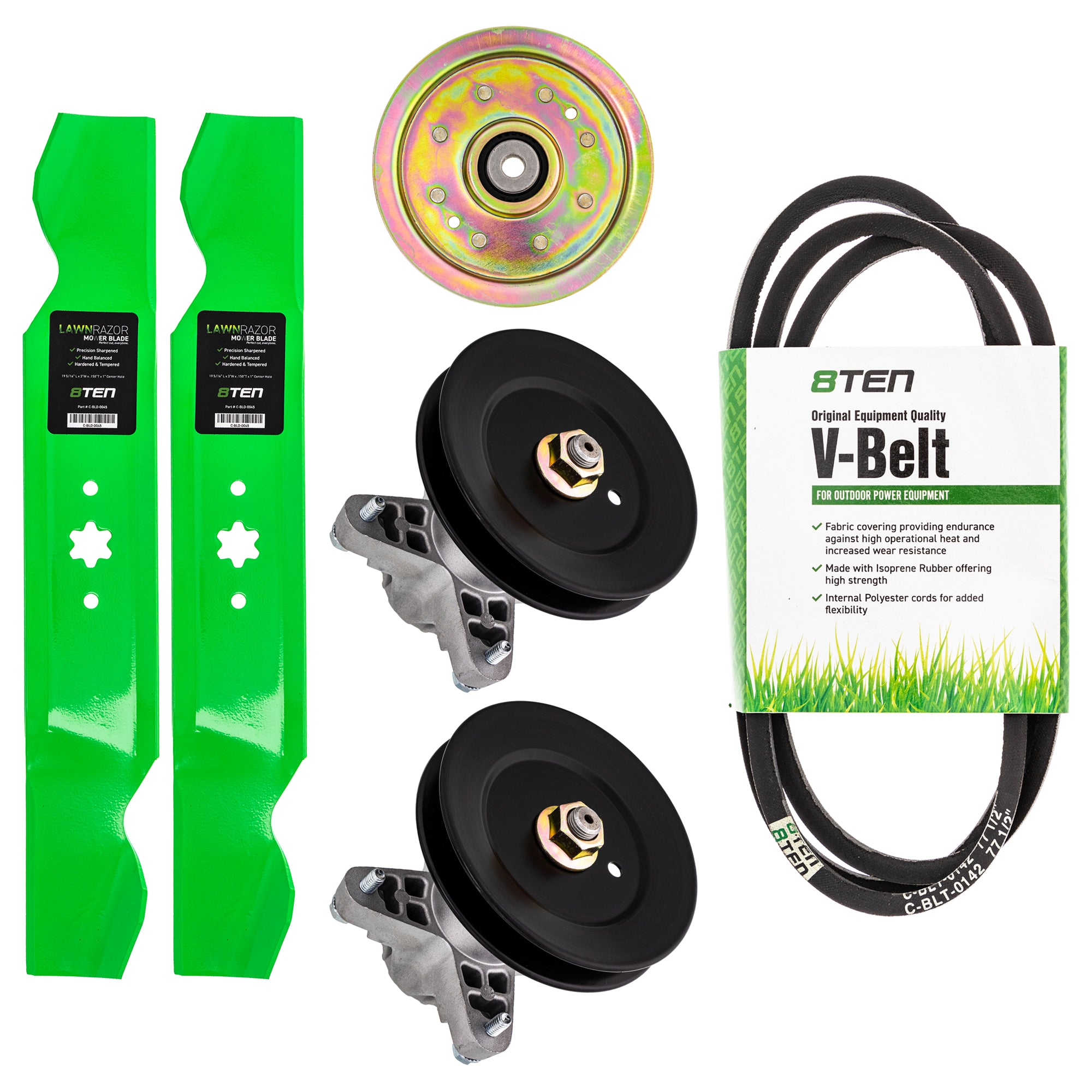 Mower Deck Rebuild Kit for Stens Oregon MTD Cub Cadet Troy-Bilt 771F 762F 760F 756-04129 8TEN MK1005109