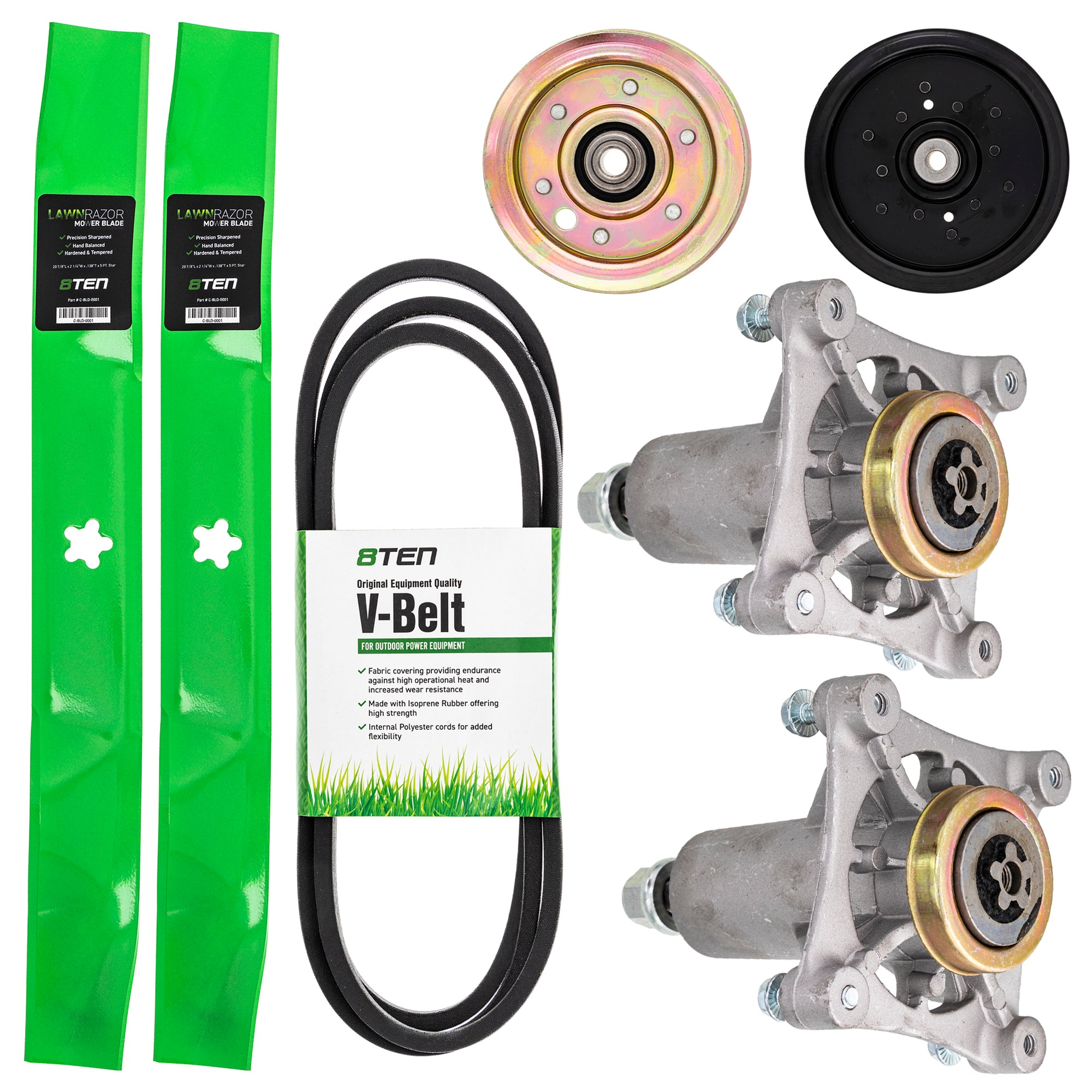 Mower Deck Rebuild Kit for zOTHER Stens Oregon Murray MTD Cub Cadet Troy-Bilt Husqvarna 8TEN MK1005112