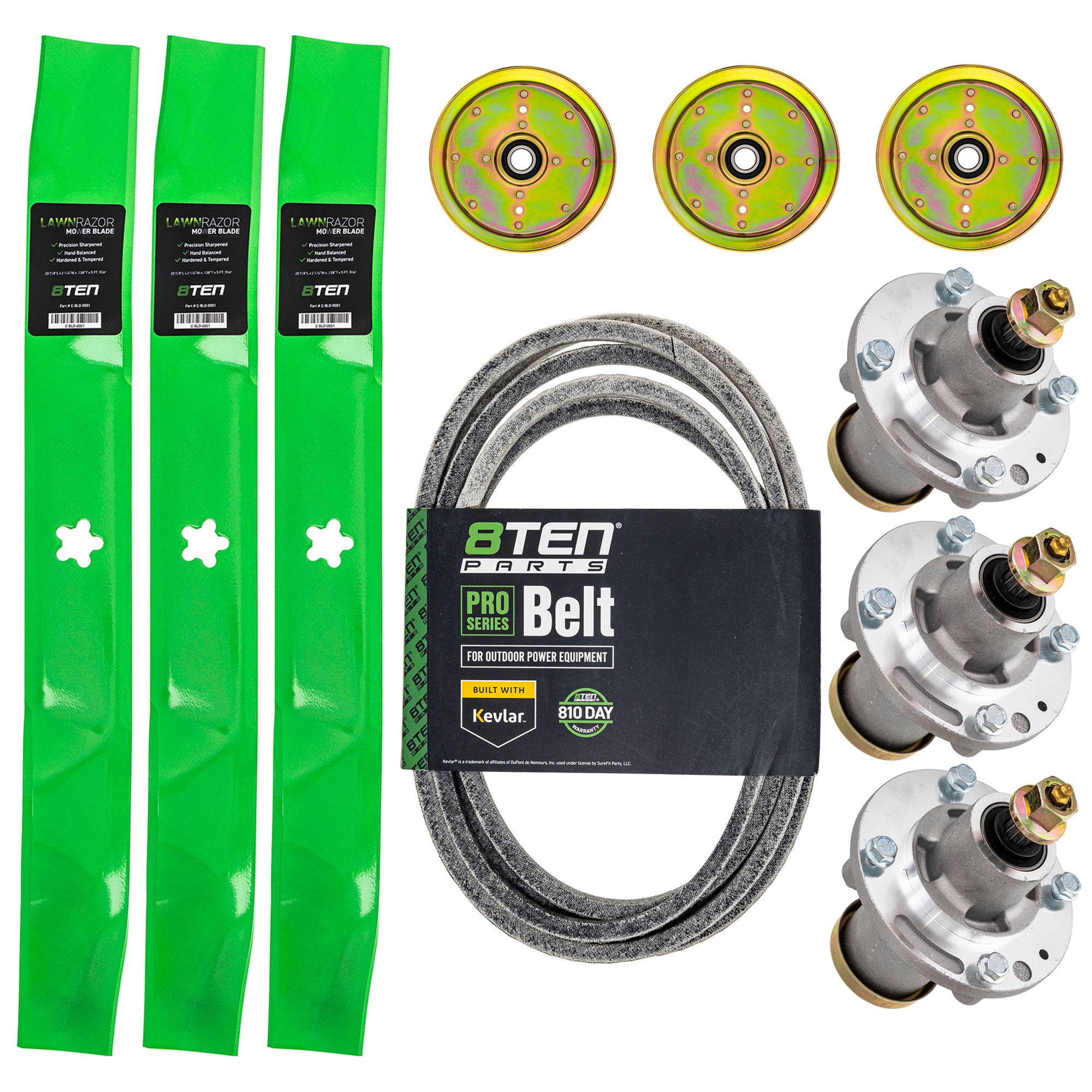 Mower Deck Rebuild Kit for Stens Oregon MTD Cub Cadet Troy-Bilt Husqvarna Poulan Craftsman 8TEN MK1005115