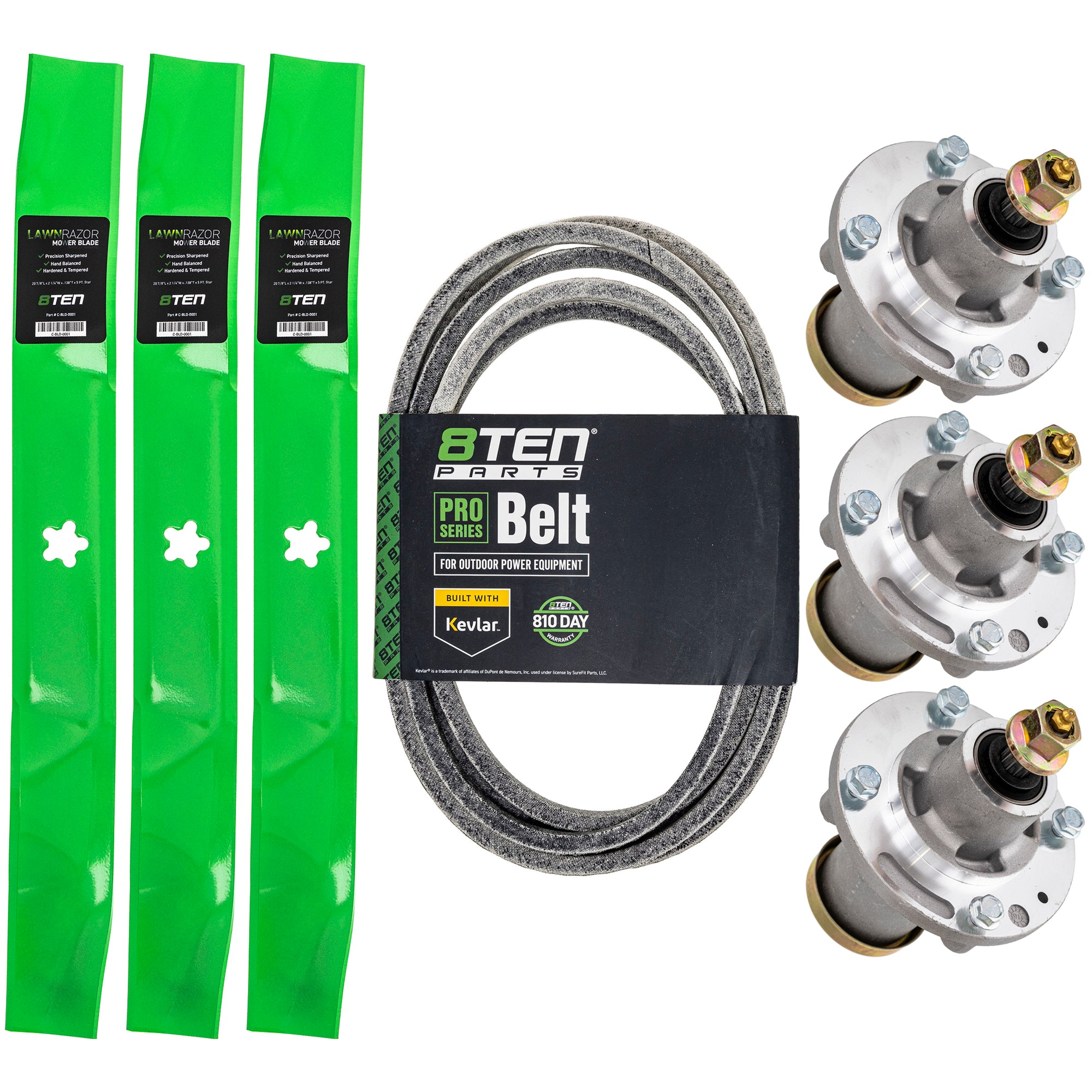 Mower Deck Rebuild Kit for Stens Oregon MTD Cub Cadet Troy-Bilt Husqvarna Poulan Craftsman 8TEN MK1005116