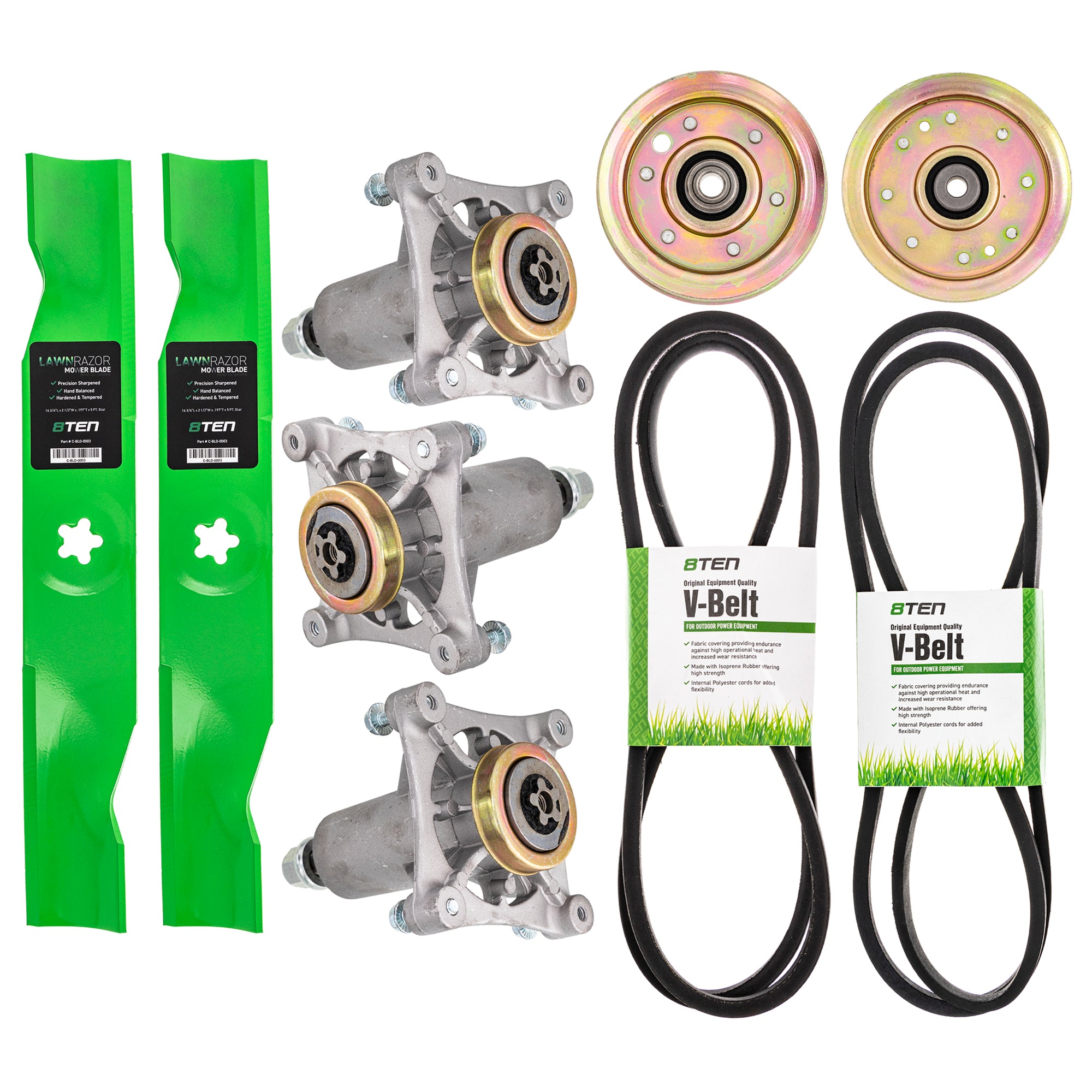 Mower Deck Rebuild Kit for zOTHER Walbro Toro Exmark Stens Oregon Murray MTD Cub Cadet 8TEN MK1005121