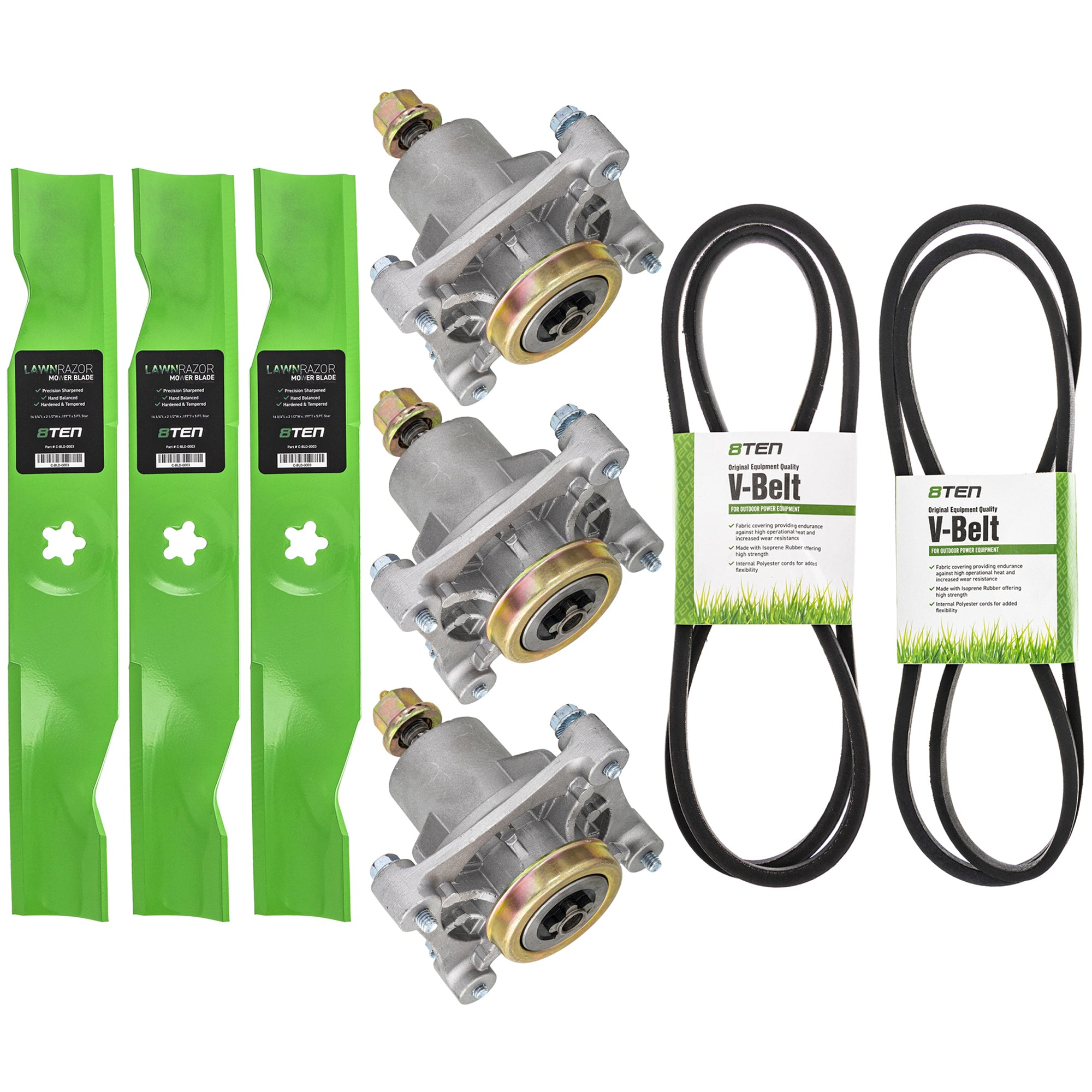 Mower Deck Rebuild Kit for zOTHER Walbro Toro Exmark Stens Oregon MTD Cub Cadet Troy-Bilt 8TEN MK1005124