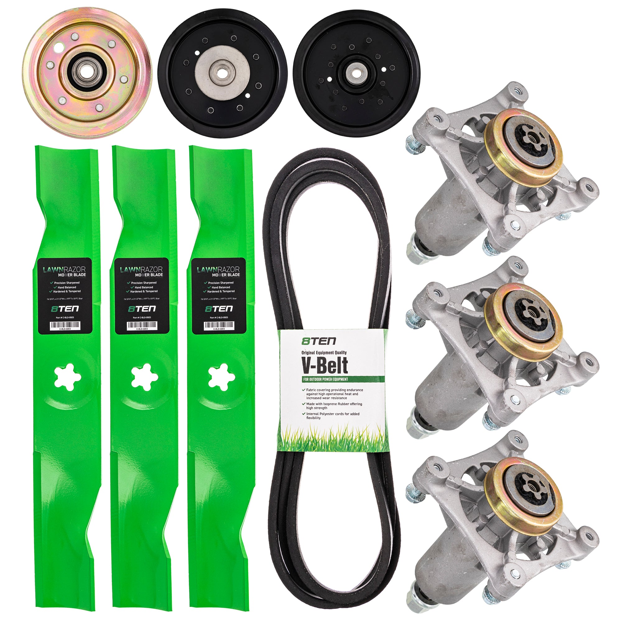 Mower Deck Rebuild Kit for zOTHER Walbro Toro Exmark Stens Oregon Murray MTD Cub Cadet 8TEN MK1005128