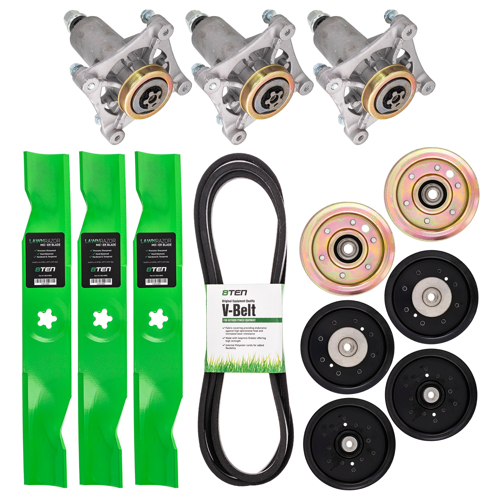 Mower Deck Rebuild Kit for zOTHER Walbro Toro Exmark Stens Oregon Murray MTD Cub Cadet 8TEN MK1005131