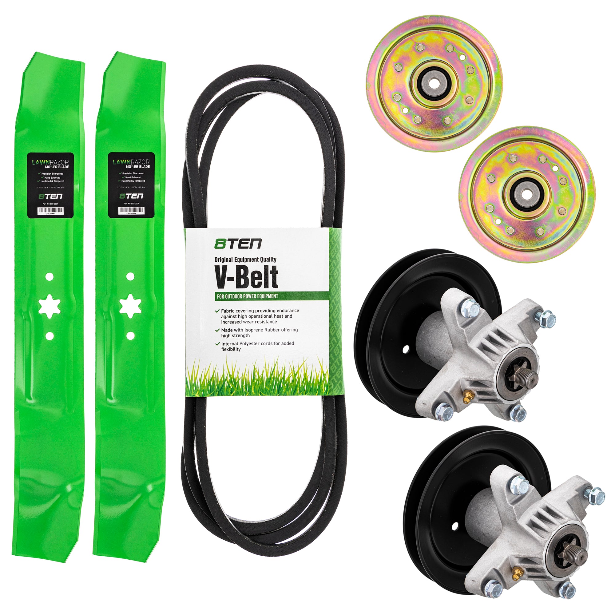 Mower Deck Rebuild Kit for zOTHER Sunbelt Stens Oregon MTD Cub Cadet Troy-Bilt John Deere 8TEN MK1005141
