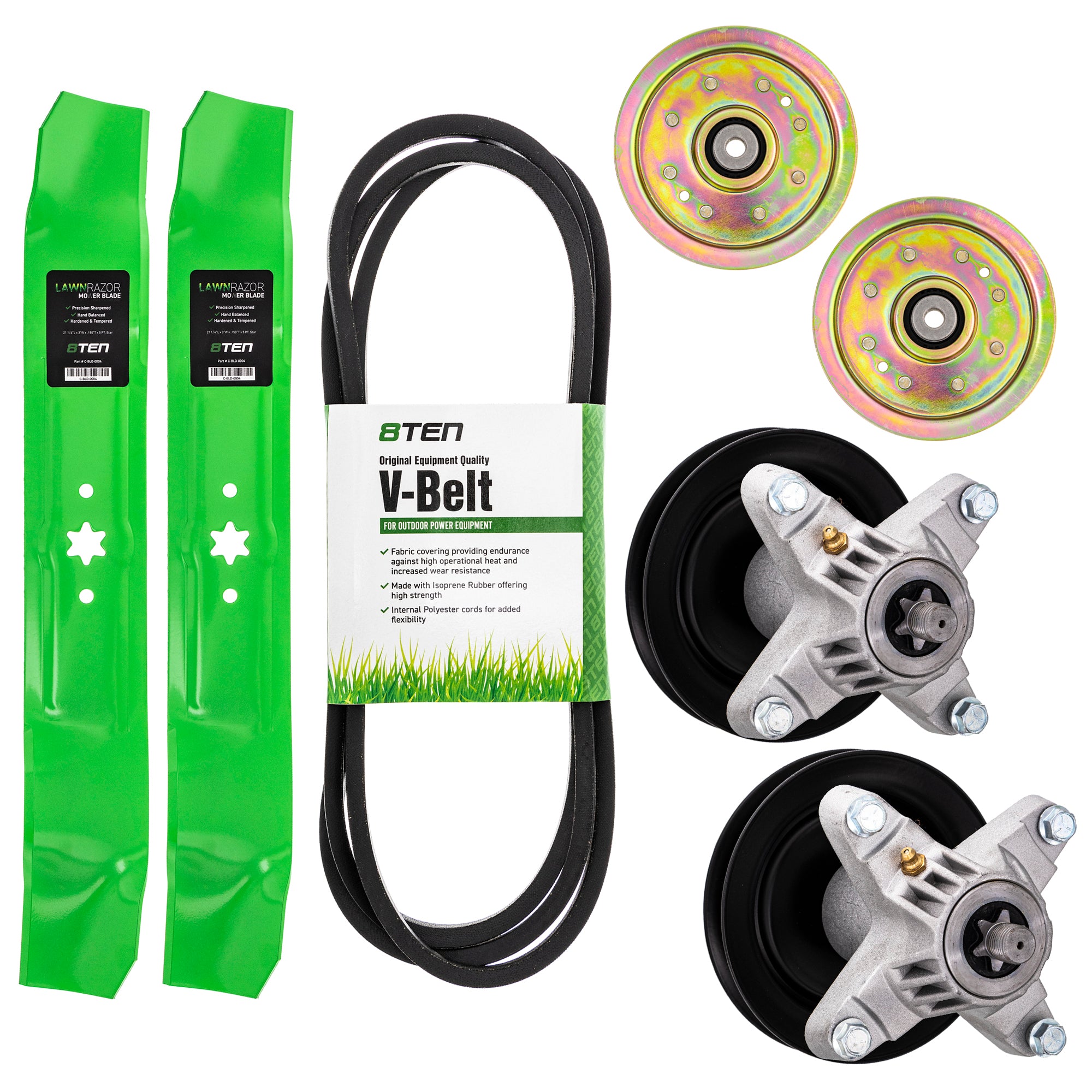 Mower Deck Rebuild Kit for Sunbelt Stens Oregon MTD Cub Cadet Troy-Bilt Husqvarna Poulan 8TEN MK1005142