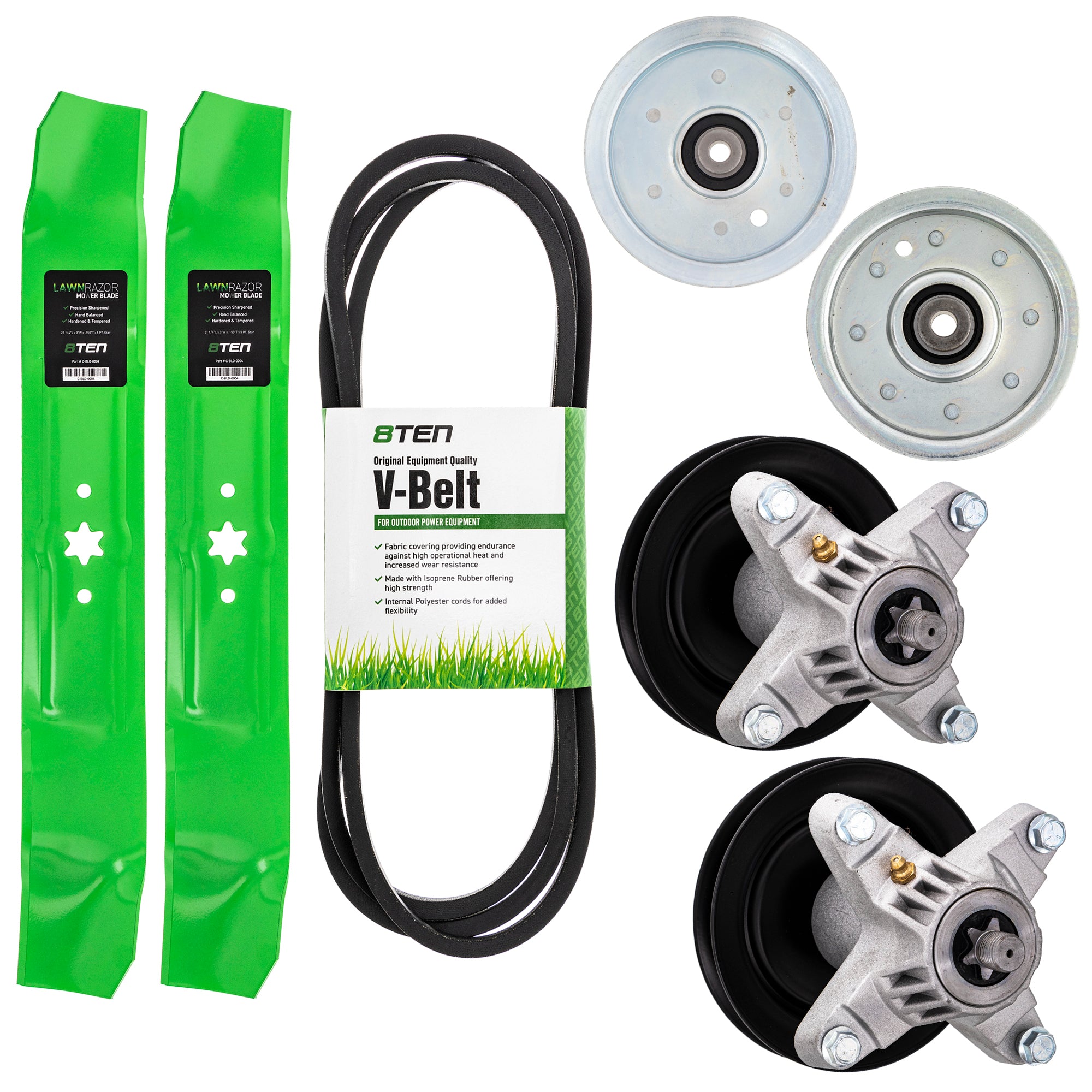 Mower Deck Rebuild Kit for Sunbelt Snapper Oregon MTD Cub Cadet Troy-Bilt Husqvarna Poulan 8TEN MK1005143