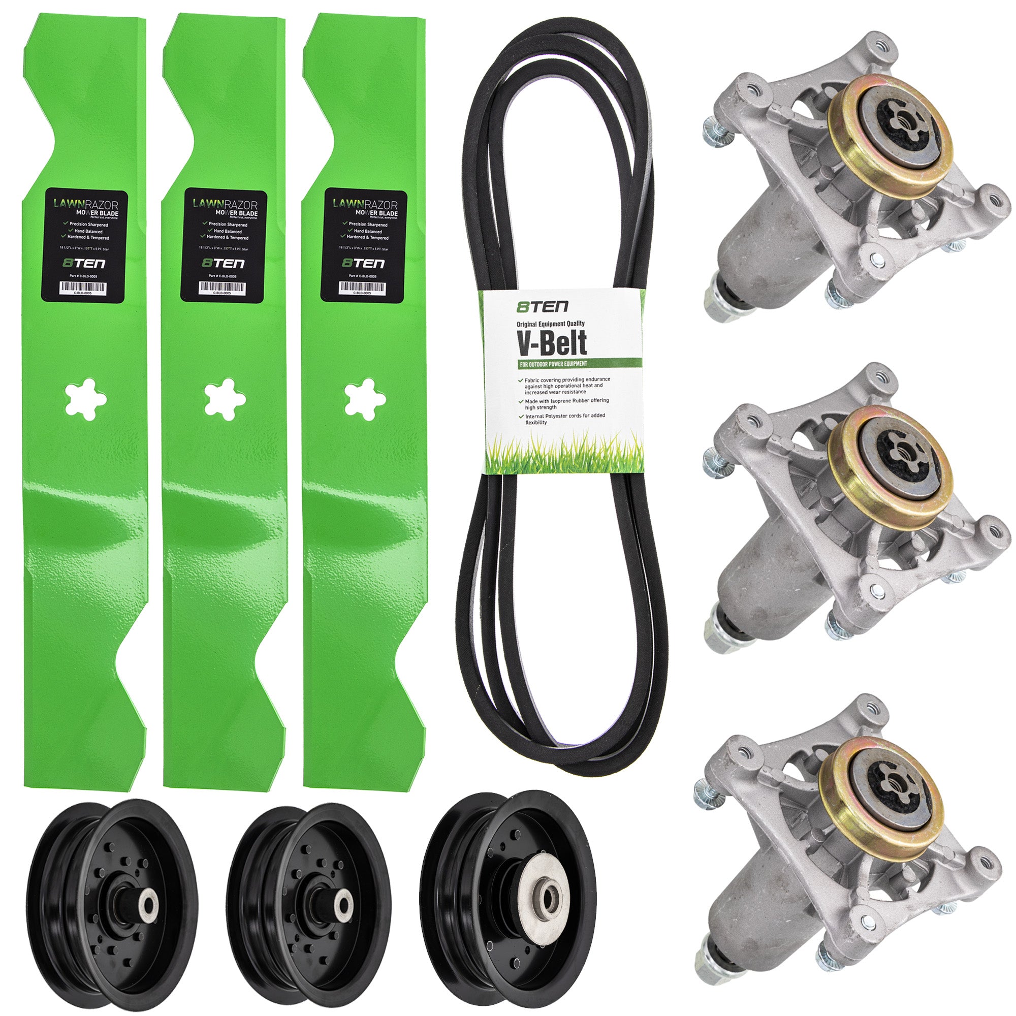 Mower Deck Rebuild Kit for zOTHER Toro Exmark Stens Oregon Murray MTD Cub Cadet Troy-Bilt 8TEN MK1005152