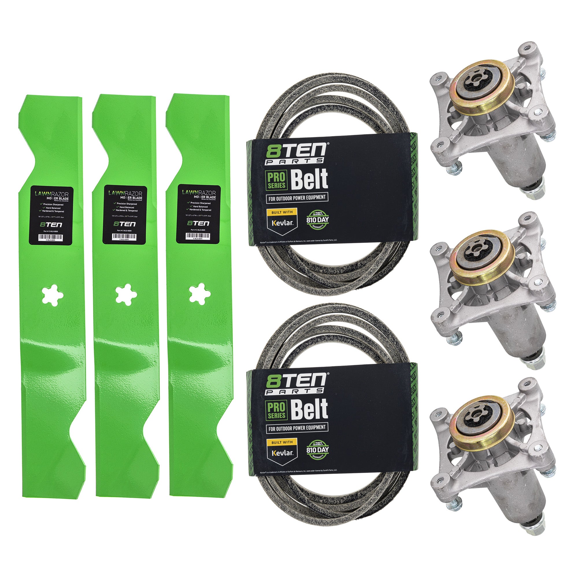 Mower Deck Rebuild Kit for zOTHER Stens Oregon MTD Cub Cadet Troy-Bilt Husqvarna Poulan 8TEN MK1005154