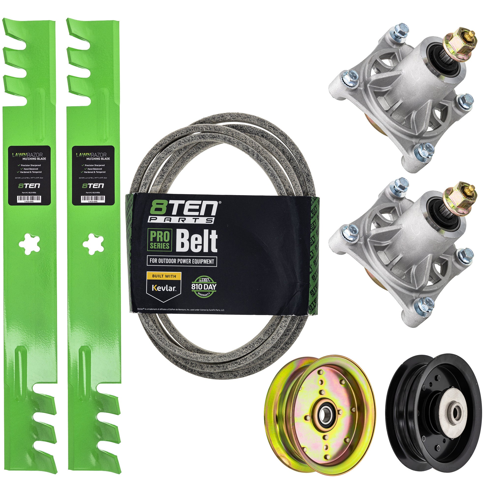 Mower Deck Rebuild Kit for Stens Oregon MTD Cub Cadet Troy-Bilt Husqvarna Poulan Craftsman 8TEN MK1005161