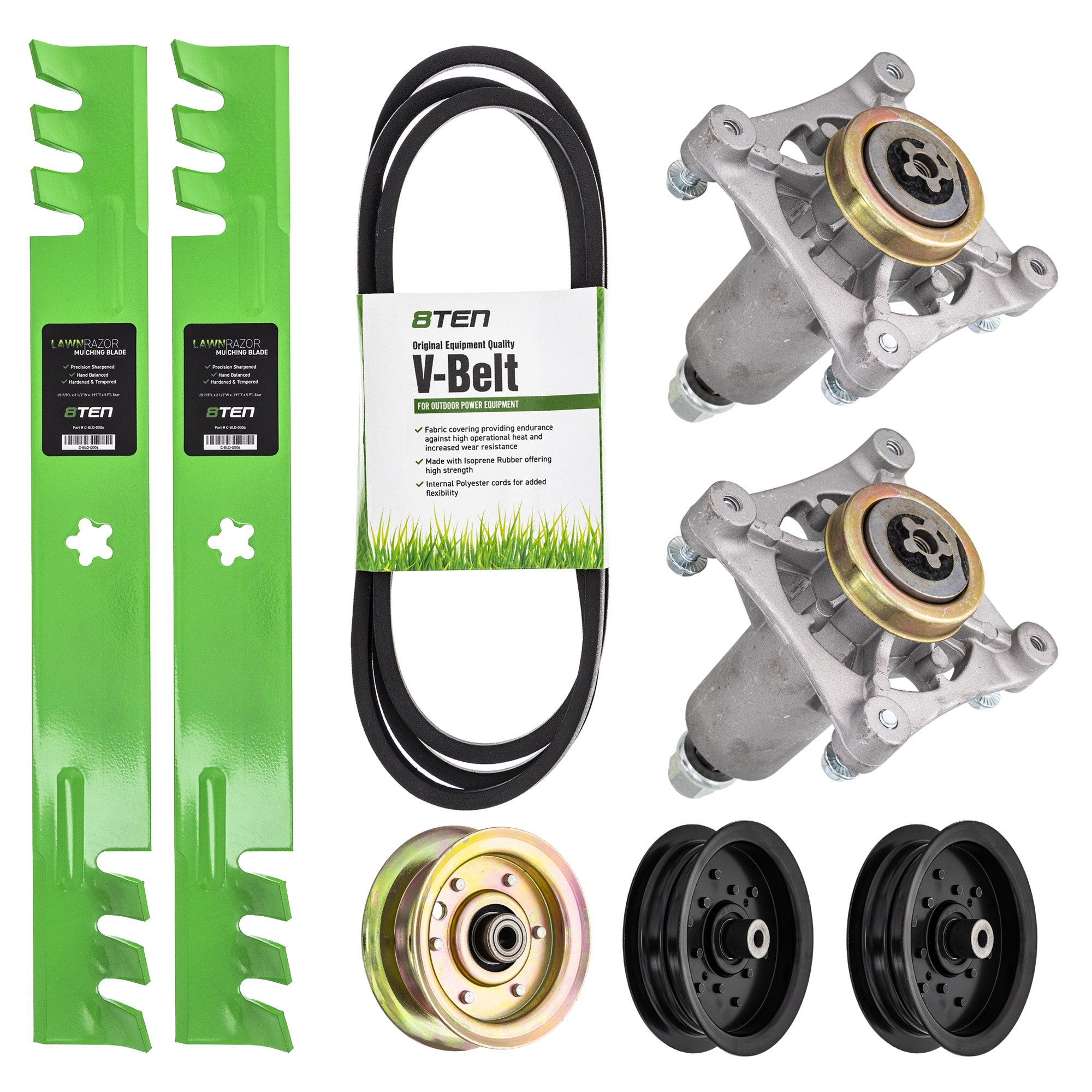Mower Deck Rebuild Kit for zOTHER Stens Oregon Murray MTD Cub Cadet Troy-Bilt Husqvarna 8TEN MK1005164