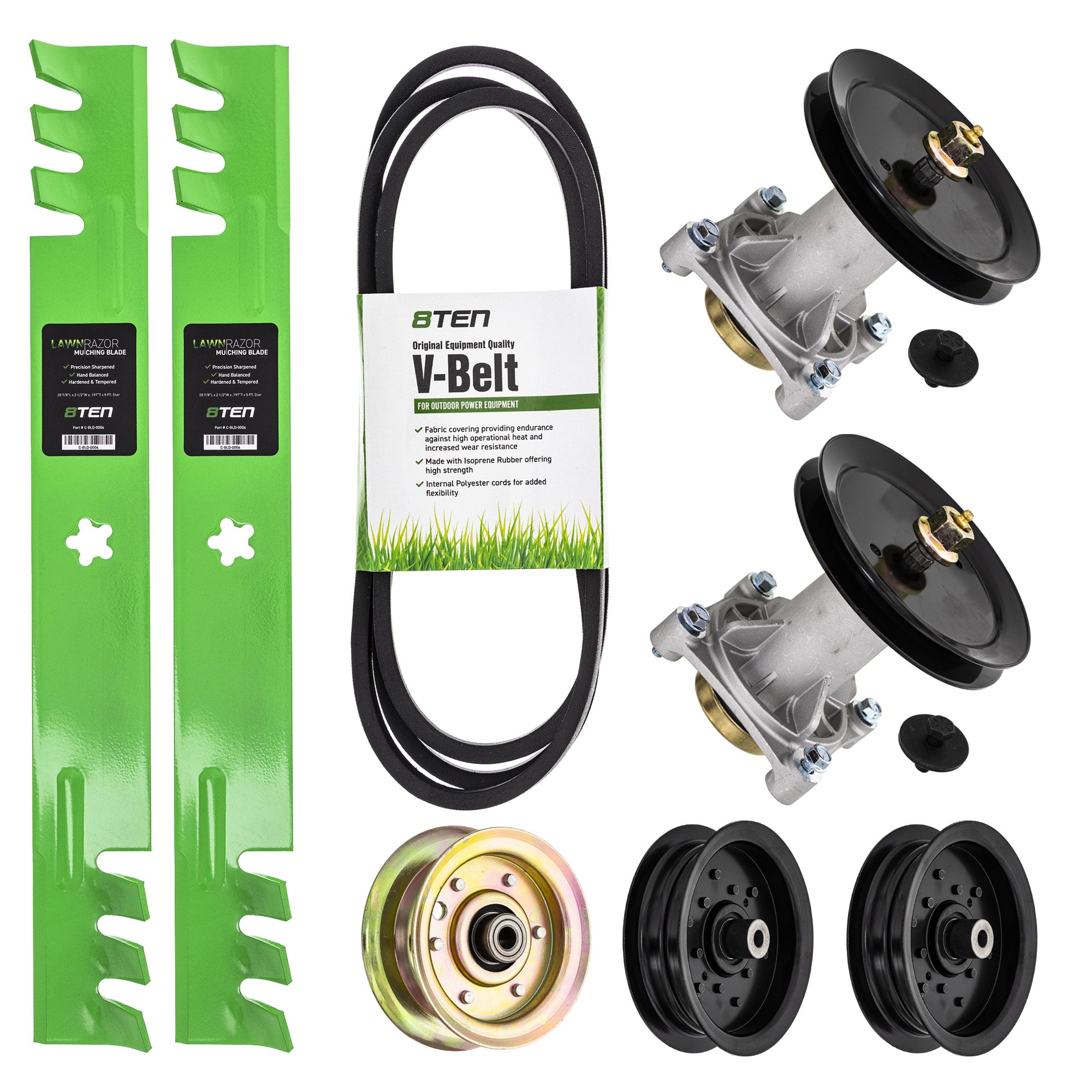 Mower Deck Rebuild Kit for zOTHER Stens Oregon Murray MTD Cub Cadet Troy-Bilt Husqvarna 8TEN MK1005165