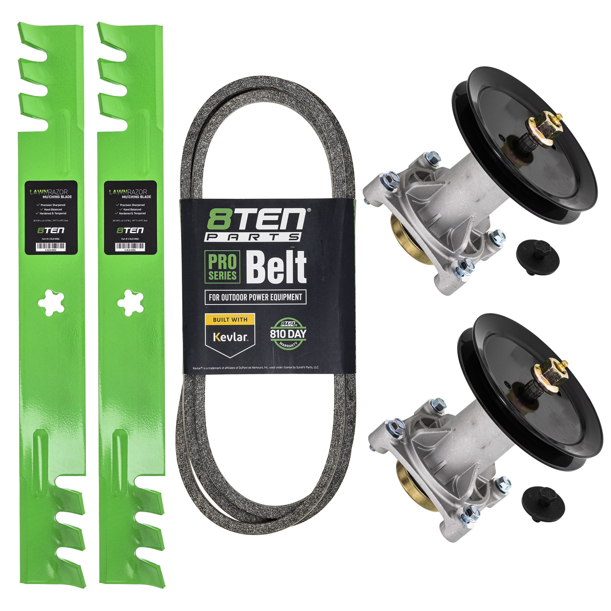 Mower Deck Rebuild Kit for Stens Oregon MTD Cub Cadet Troy-Bilt Husqvarna Poulan Craftsman 8TEN MK1005167