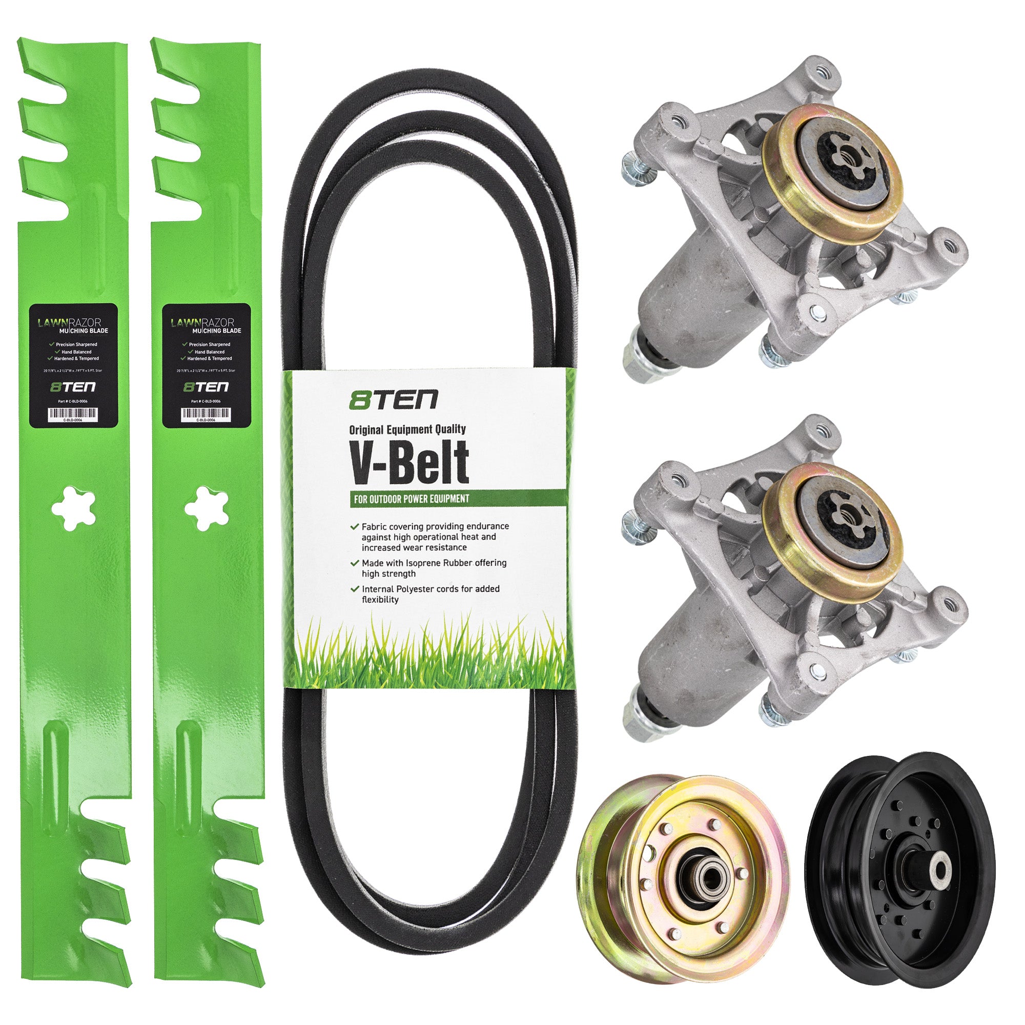 Mower Deck Rebuild Kit for zOTHER Stens Oregon Murray MTD Cub Cadet Troy-Bilt Husqvarna 8TEN MK1005171