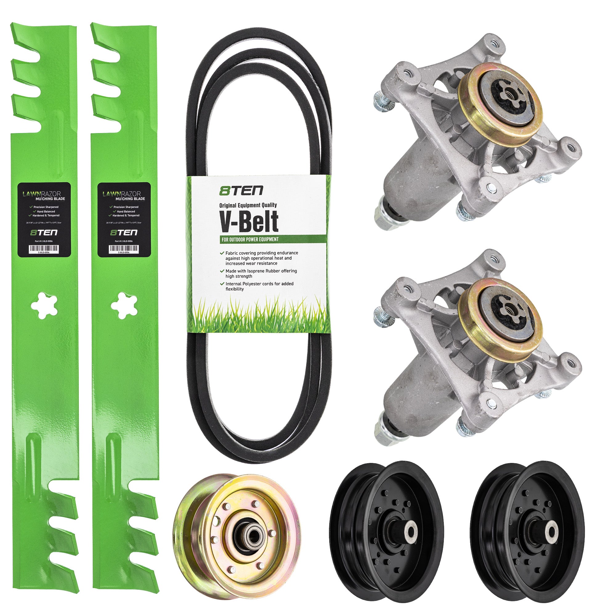 Mower Deck Rebuild Kit for zOTHER Stens Oregon Murray MTD Cub Cadet Troy-Bilt Husqvarna 8TEN MK1005172
