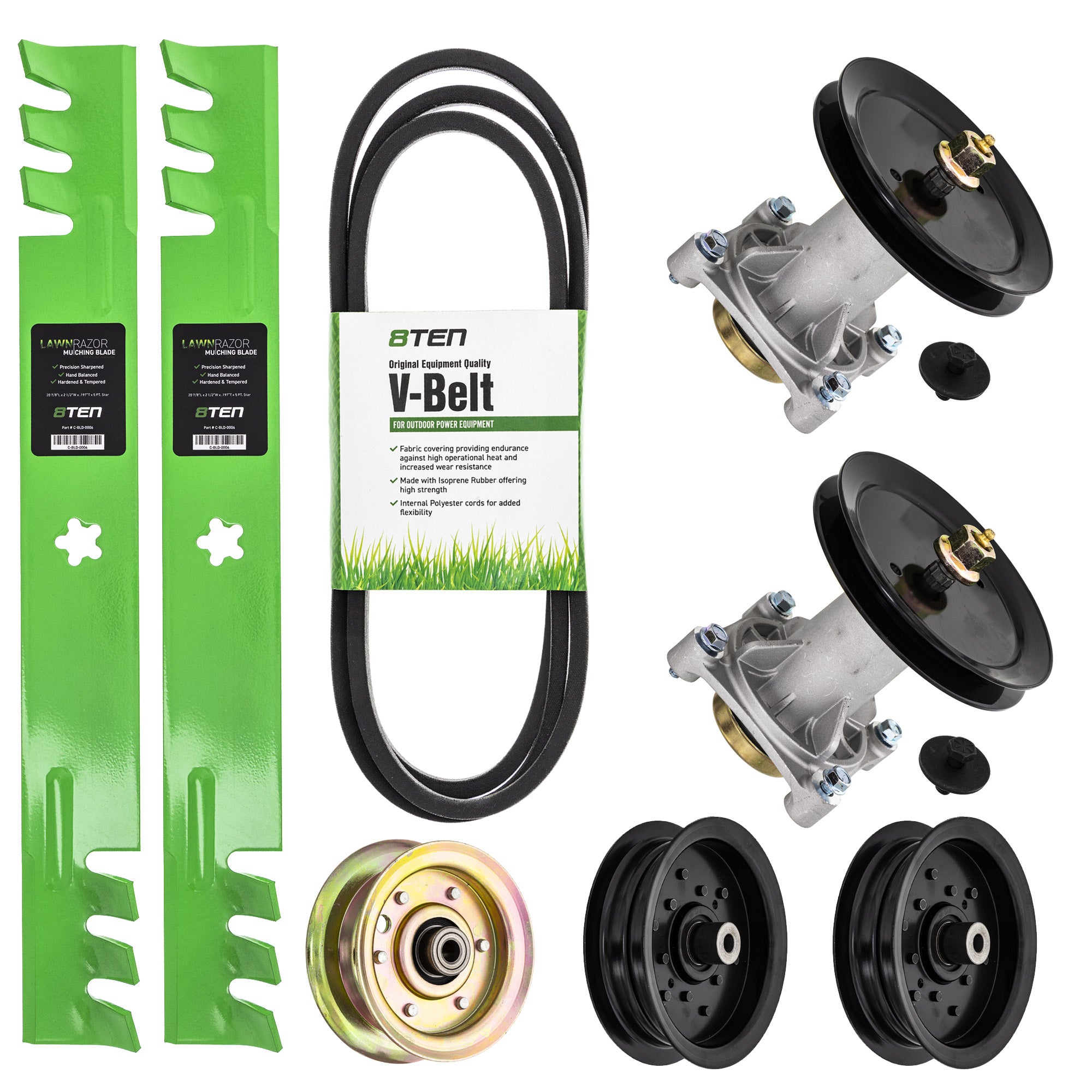 Mower Deck Rebuild Kit for zOTHER Stens Oregon Murray MTD Cub Cadet Troy-Bilt Husqvarna 8TEN MK1005173