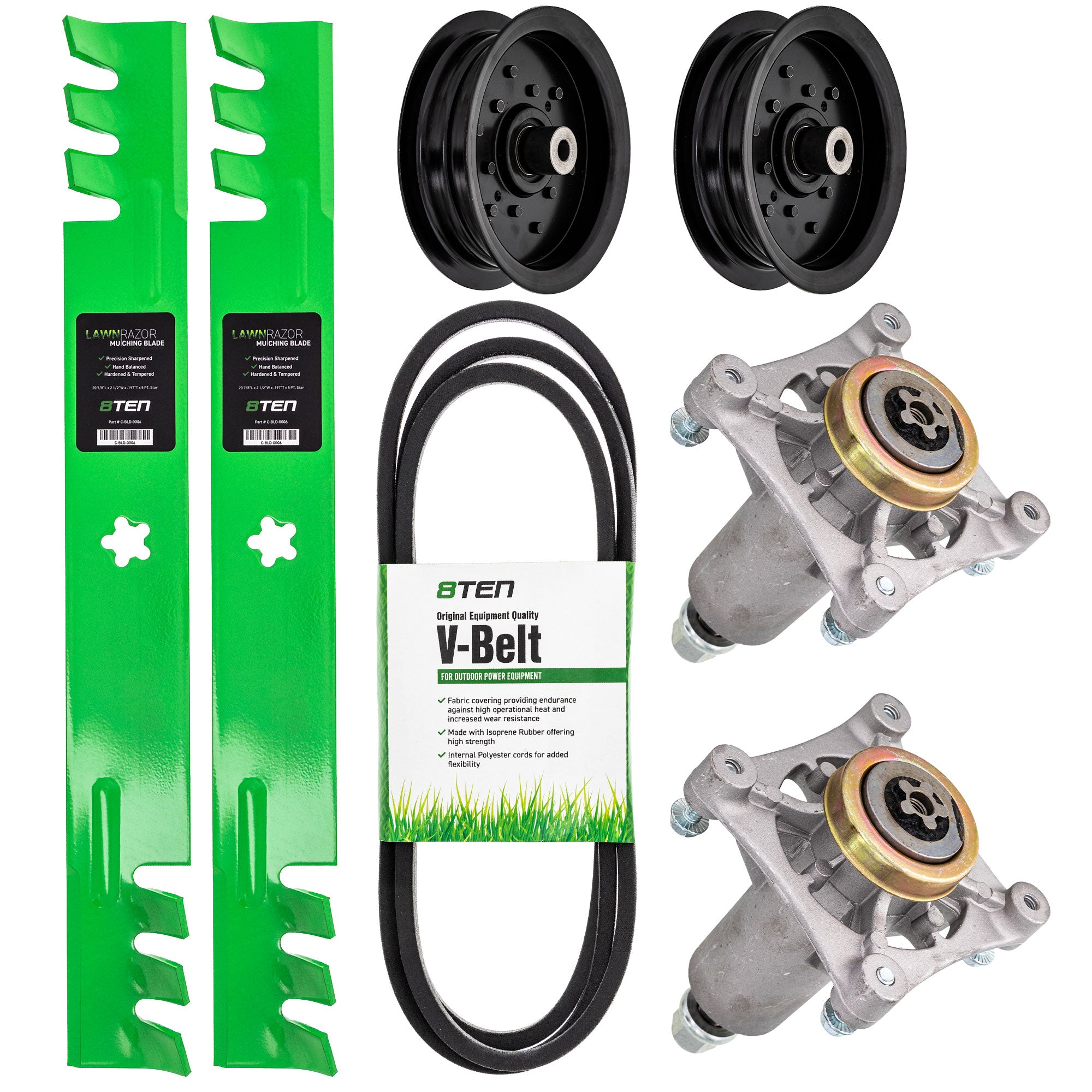 Mower Deck Rebuild Kit for zOTHER Stens Oregon Murray MTD Cub Cadet Troy-Bilt Husqvarna 8TEN MK1005176