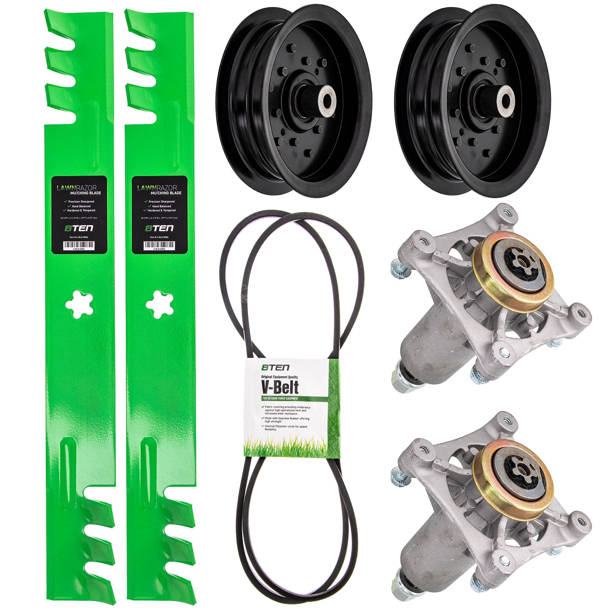 Mower Deck Rebuild Kit for zOTHER Stens Oregon Murray MTD Cub Cadet Troy-Bilt Husqvarna 8TEN MK1005180