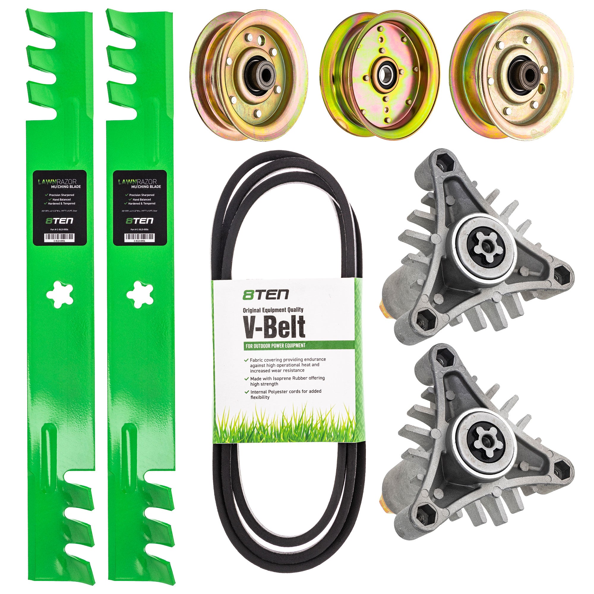 Mower Deck Rebuild Kit for zOTHER Stens Oregon MTD Cub Cadet Troy-Bilt John Deere 8TEN MK1005182